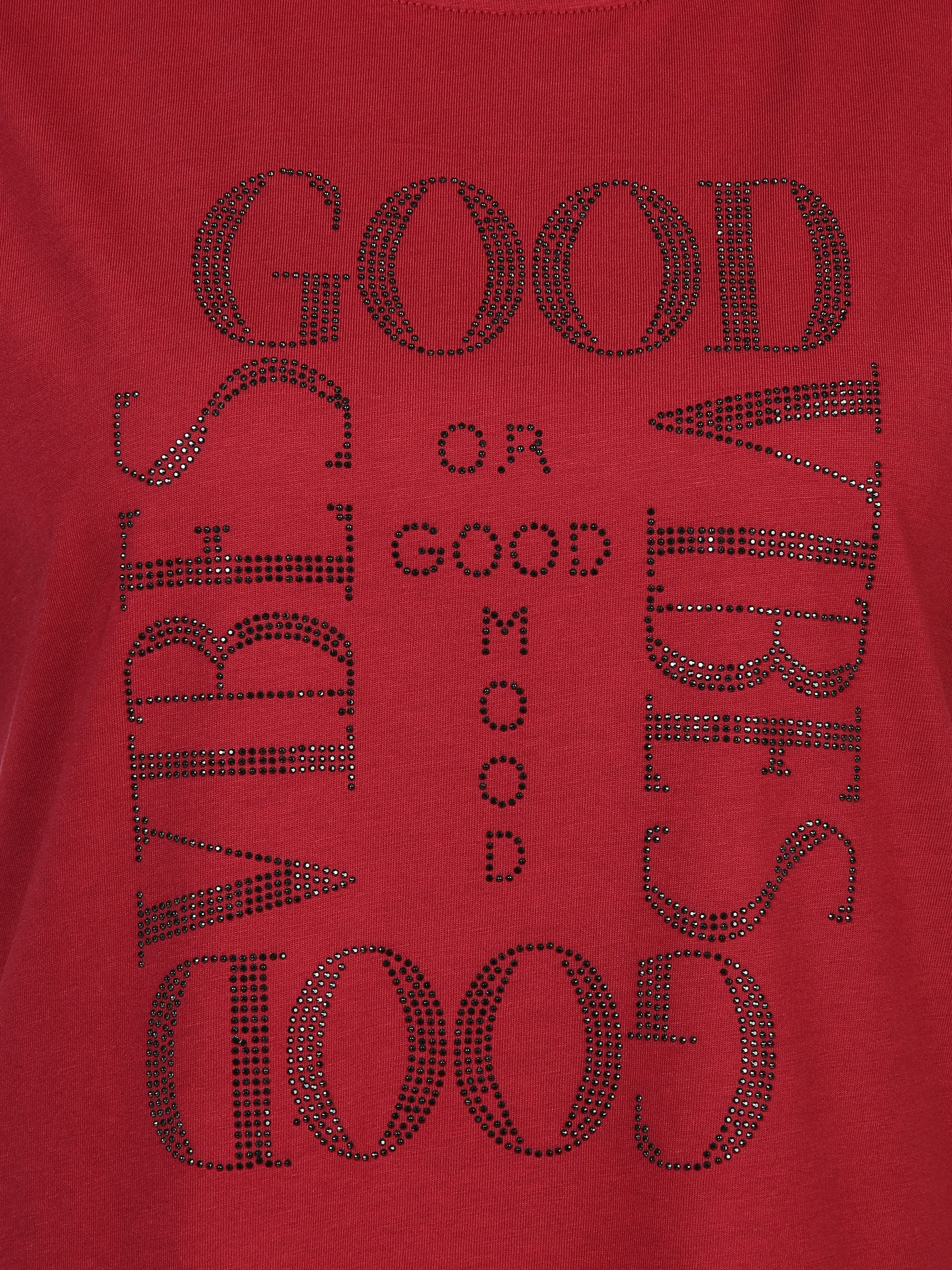 Lisa Tossa Da-T-Shirt m. Straßapplikation Rot 893032 BAROLO 3 Lisa Tossa Da-T-Shirt m. Straßapplikation Rot 893032 BAROLO 3
