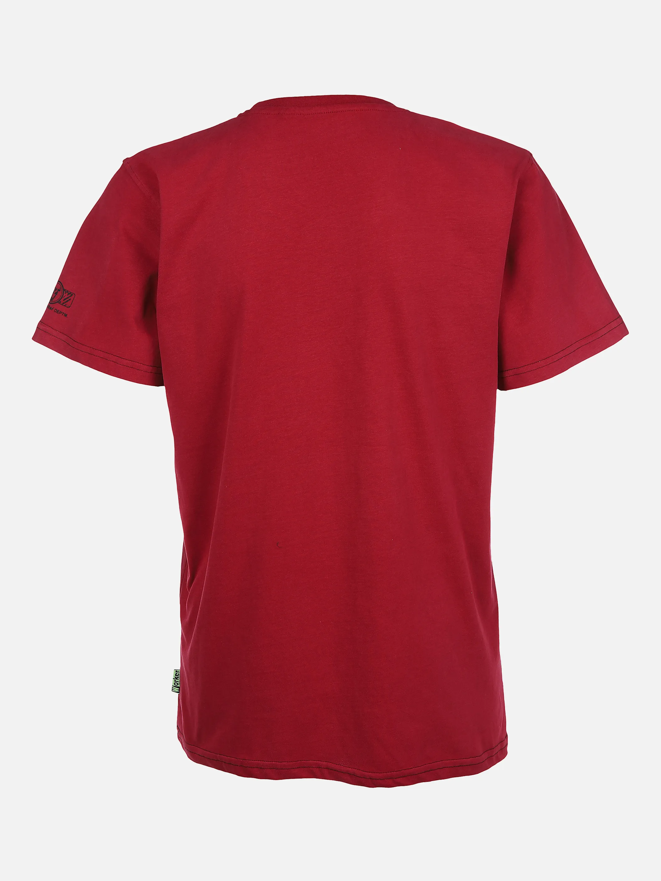 Worker He. T-Shirt 1/2 Arm Sprüche Rot 861655 RED 2 Worker He. T-Shirt 1/2 Arm Sprüche Rot 861655 RED 2