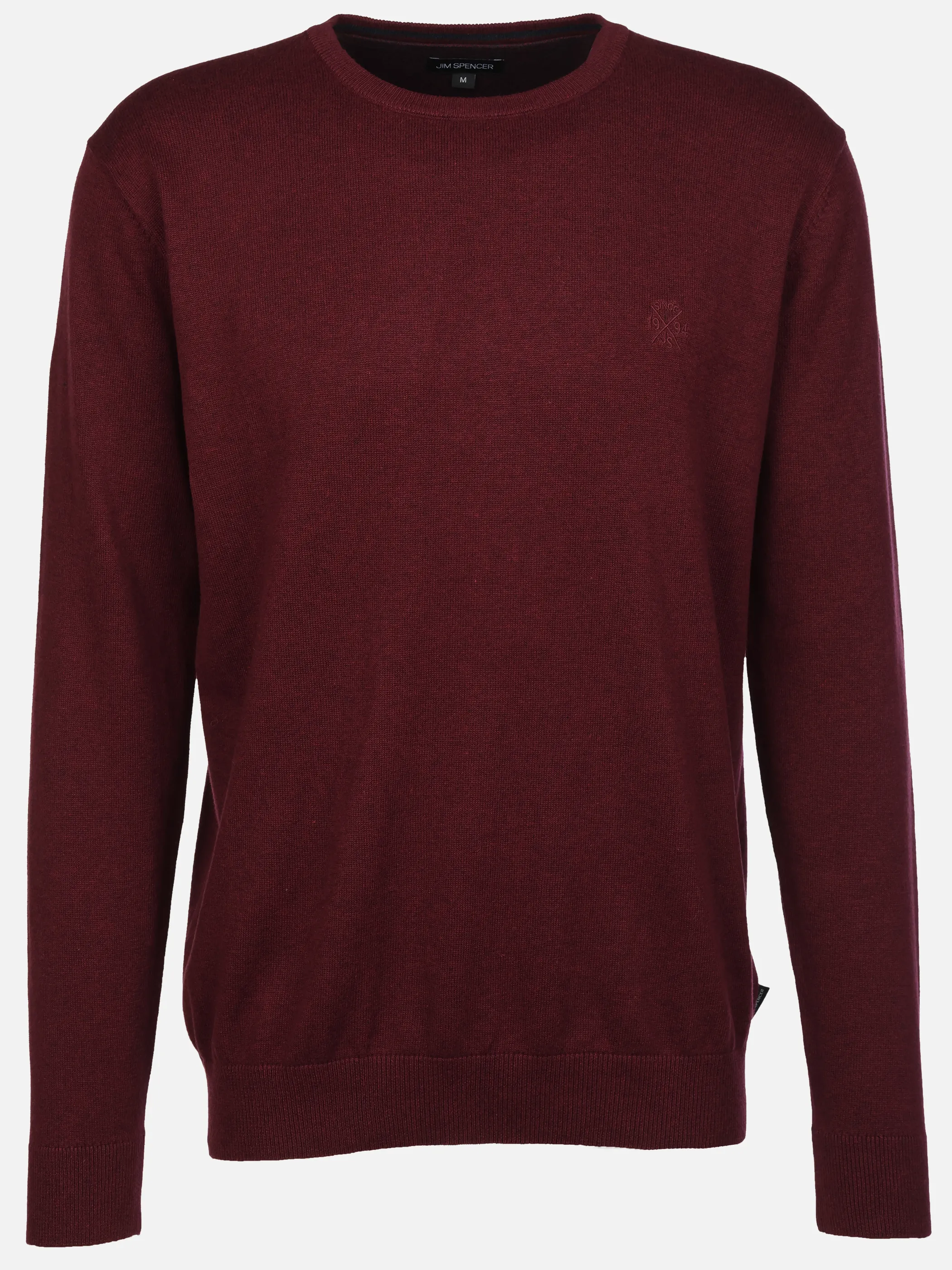 Jim Spencer He. Pullover basic Rot 930309 DRED MEL 1