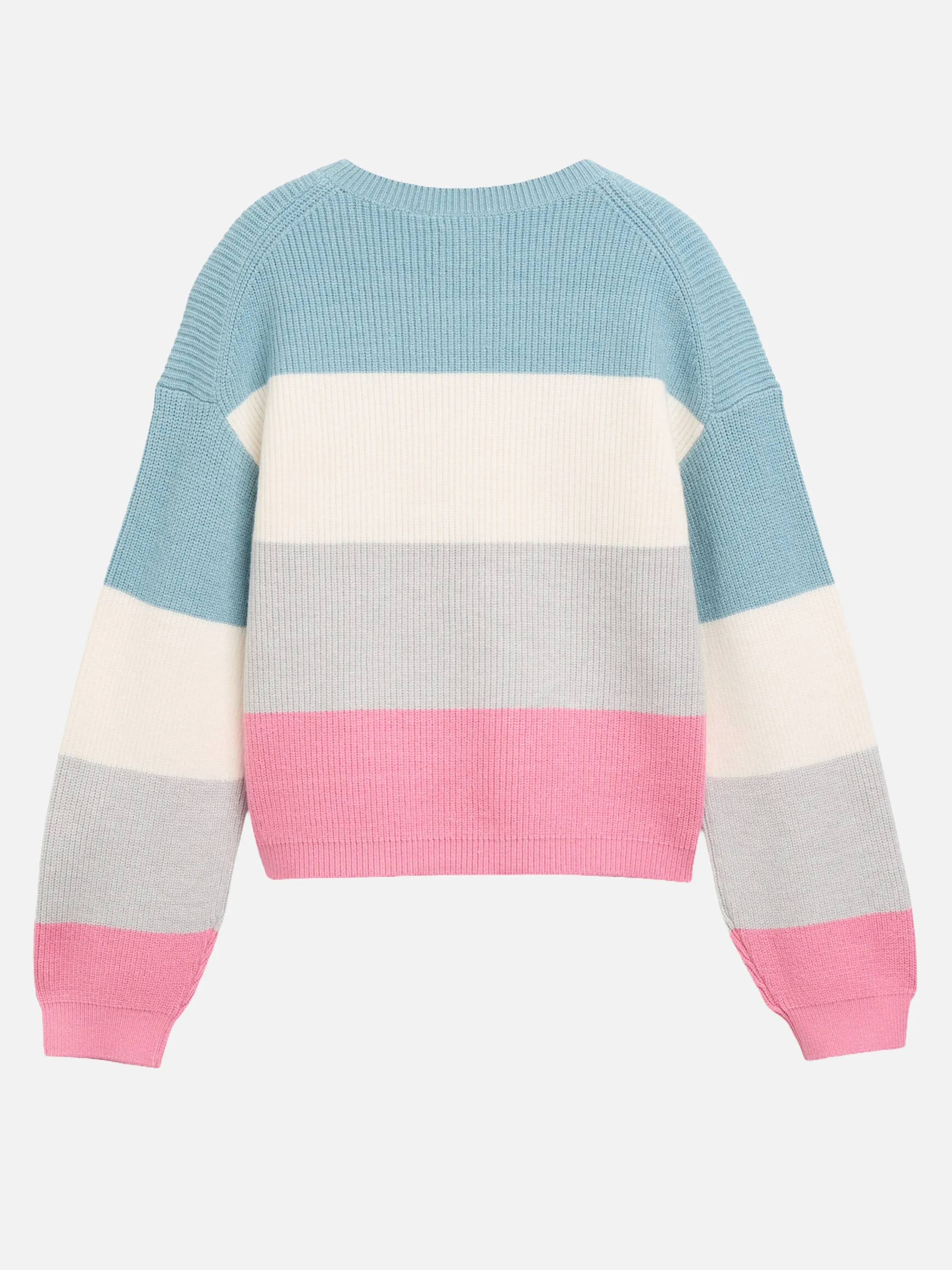 Tom Tailor 1052841 cropped colorblock pul Pink 934464 41114 2
