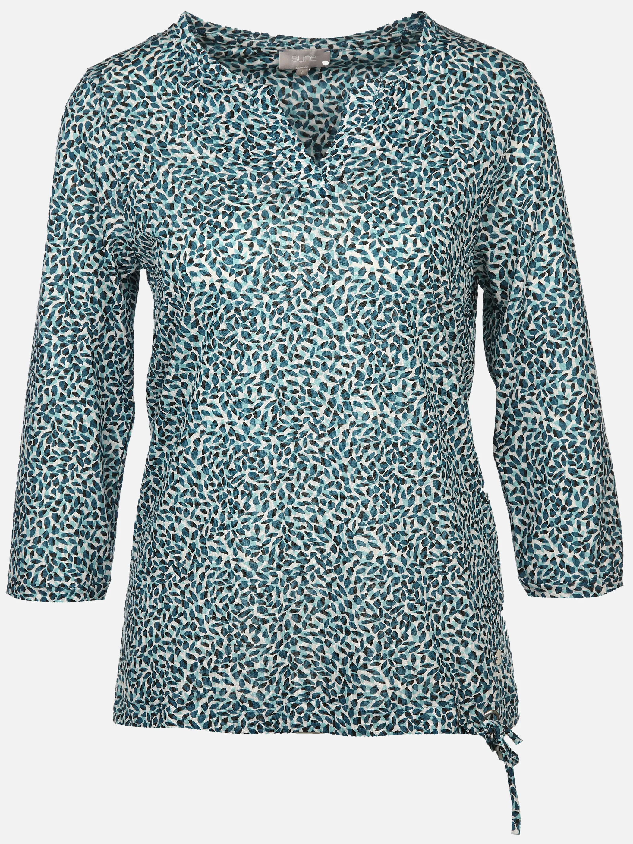 Sure Da-Shirt m. 3/4 Arm Türkis 897607 PETROL 1