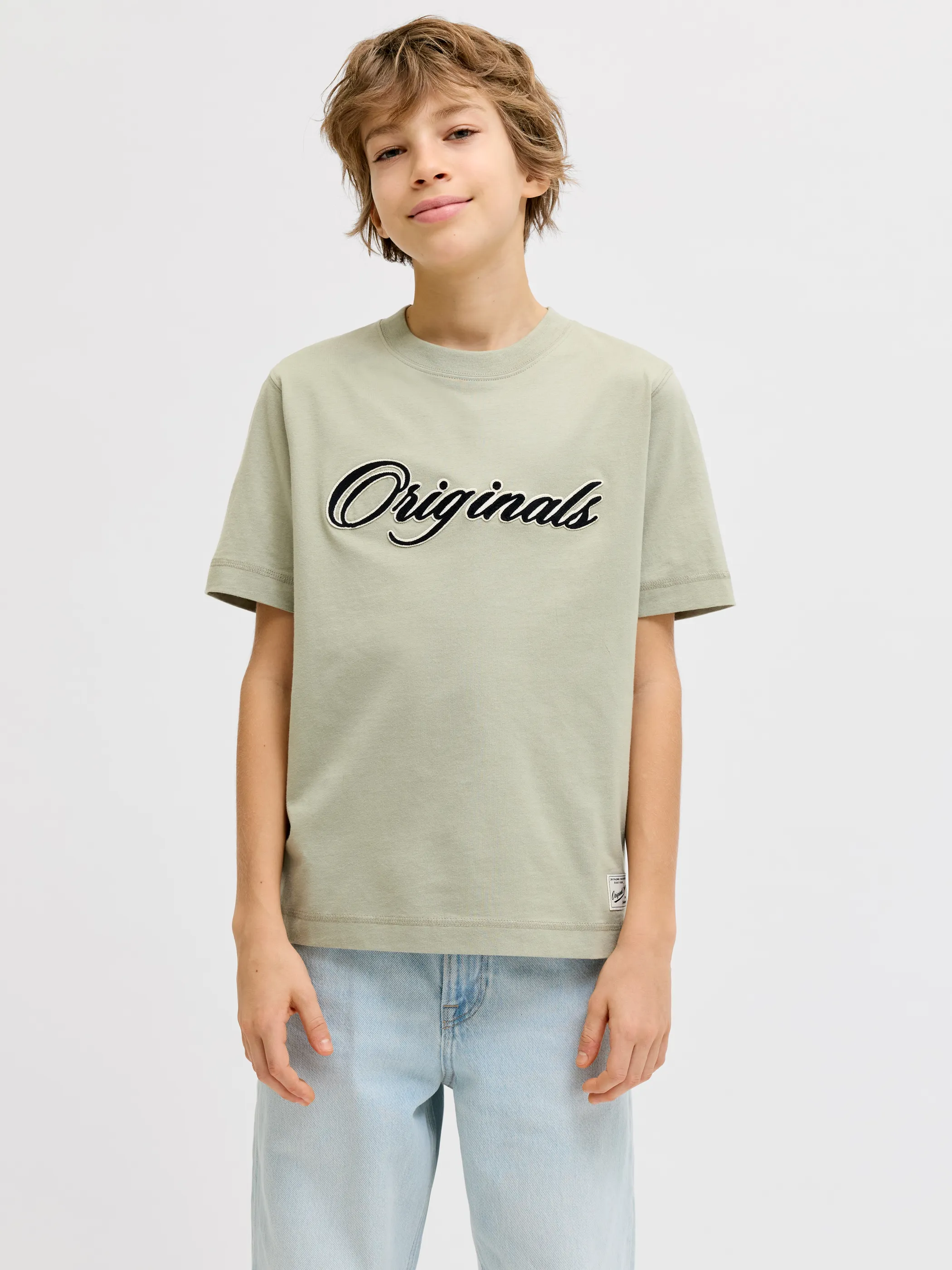 Jack&Jones Junior 12293118 JORNANTUCKET EMB TEE Grün 924467 176290 1