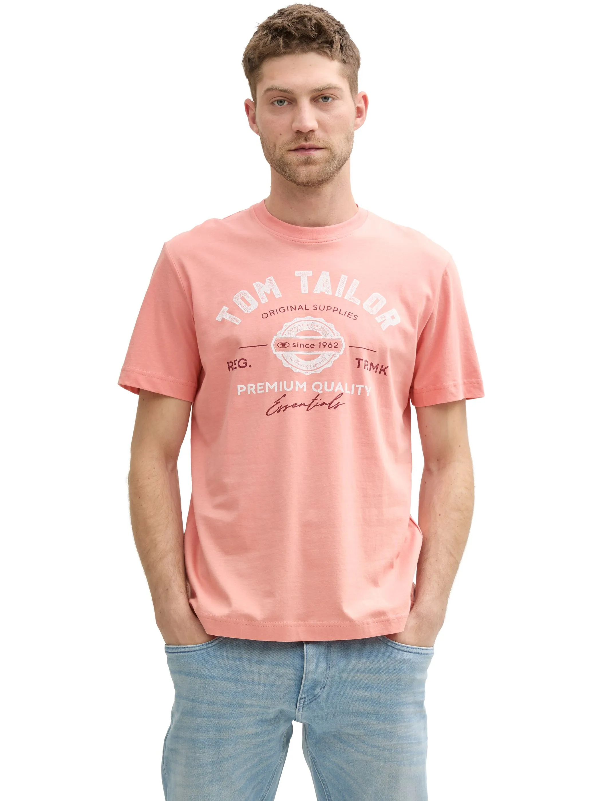 Tom Tailor 1037735 NOS logo tee Rosa 884276 12642 5