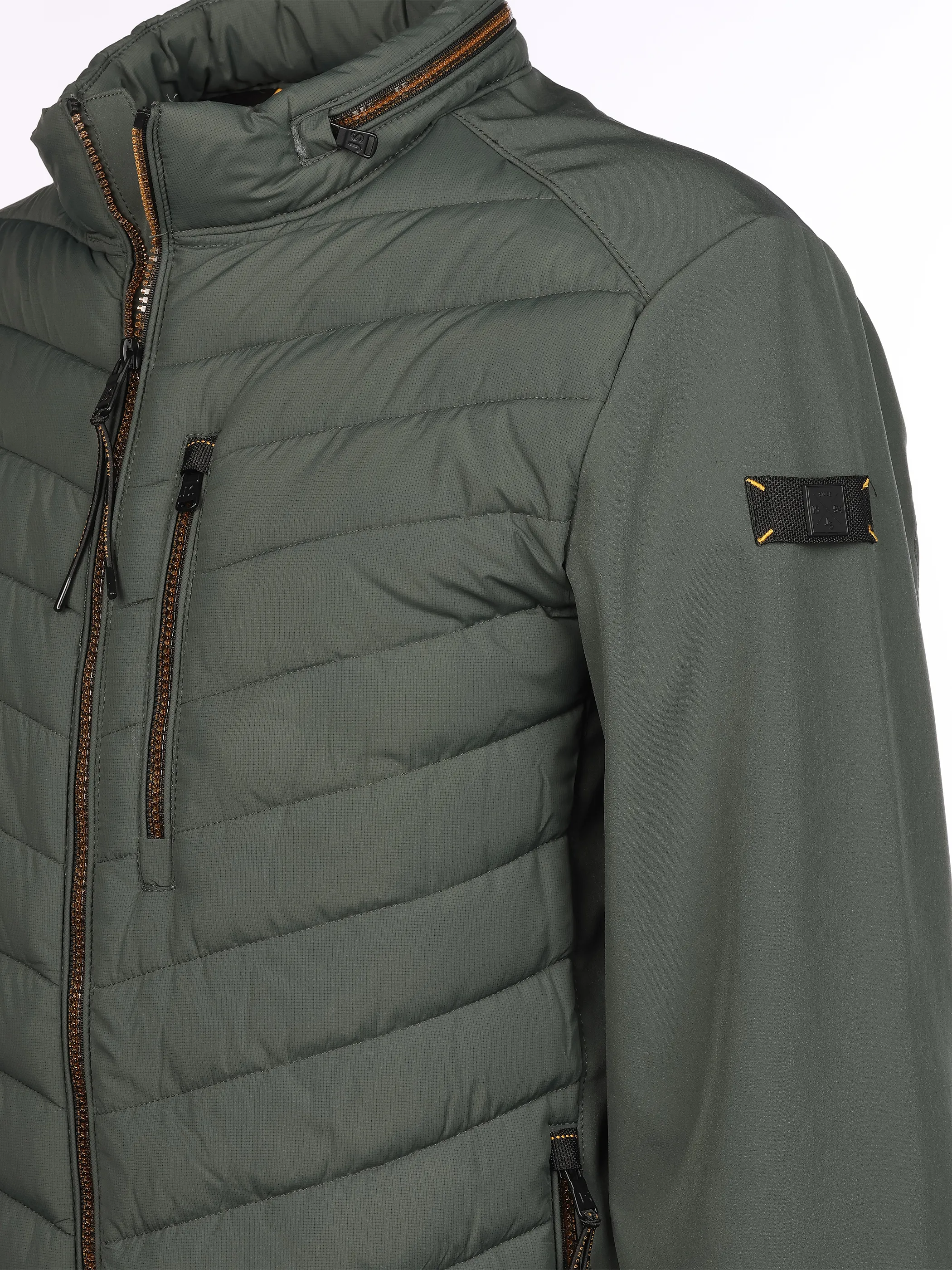 Jim Spencer He. Steppjacke Hybrid Oliv 929389 OLIVE 4