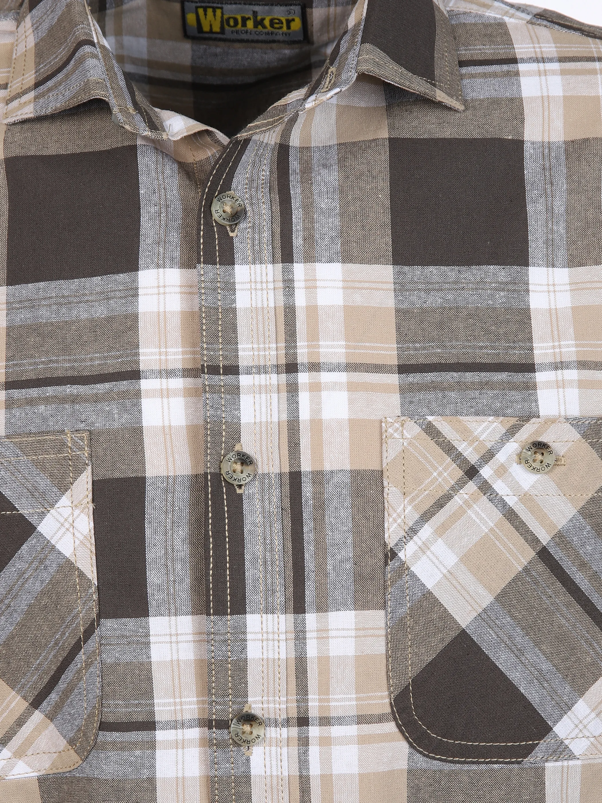 Worker He. Arbeitshemd 1/2 Arm Grau 890719 SAND 3 Worker He. Arbeitshemd 1/2 Arm Grau 890719 SAND 3