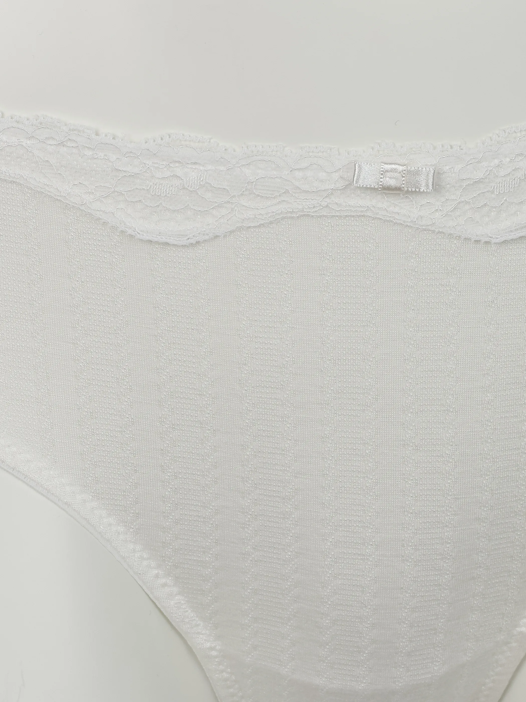 Sure Da. Slip Jaquard Bambus Weiß 920985 314 3