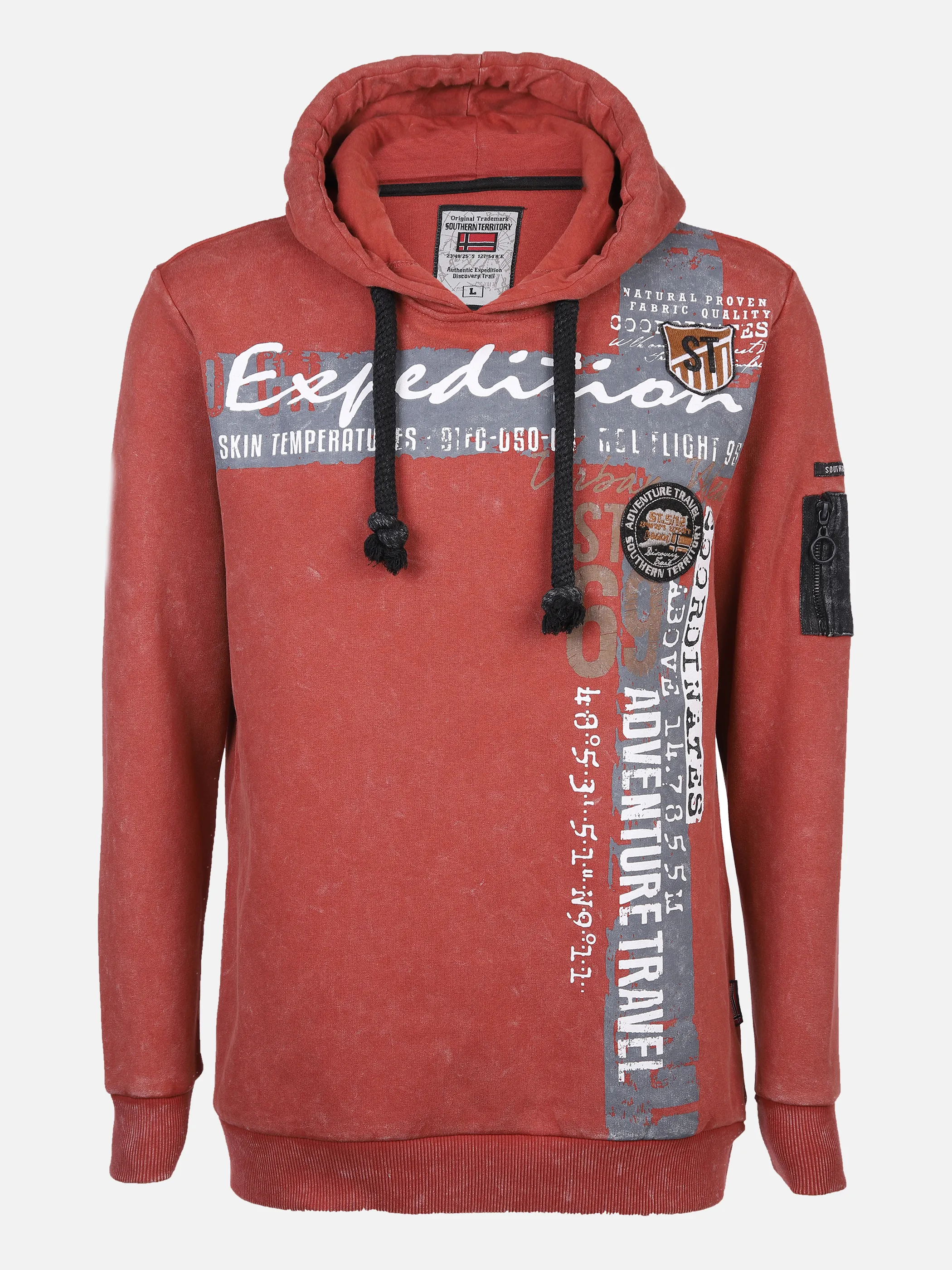 Southern Territory He. Kapuzensweatshirt Druck Orange 861744 ORANGE 1 Southern Territory He. Kapuzensweatshirt Druck Orange 861744 ORANGE 1