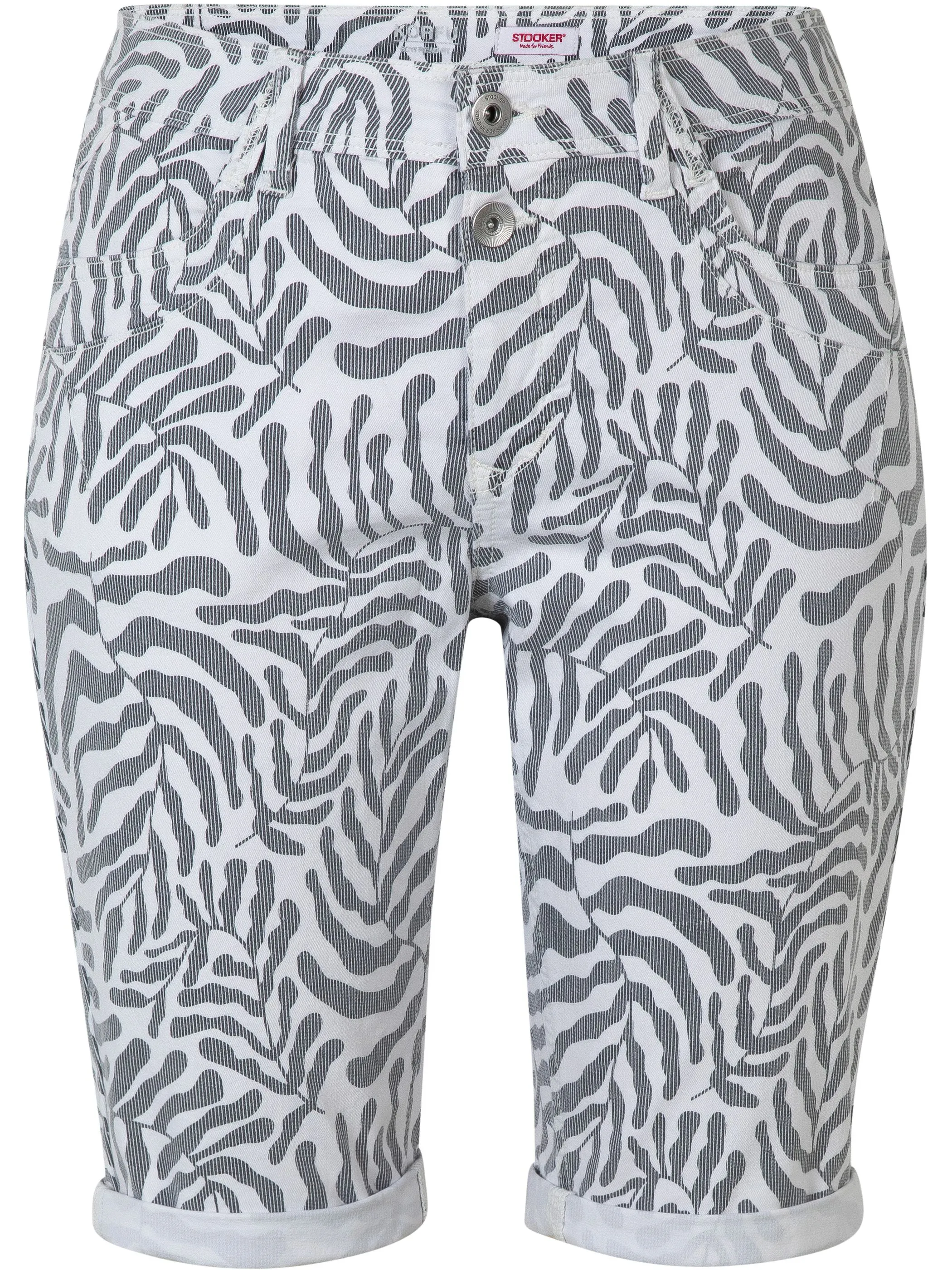 Stooker DOB 03410050009132 Da. Shorts/Berm Weiß 911303 9132 4