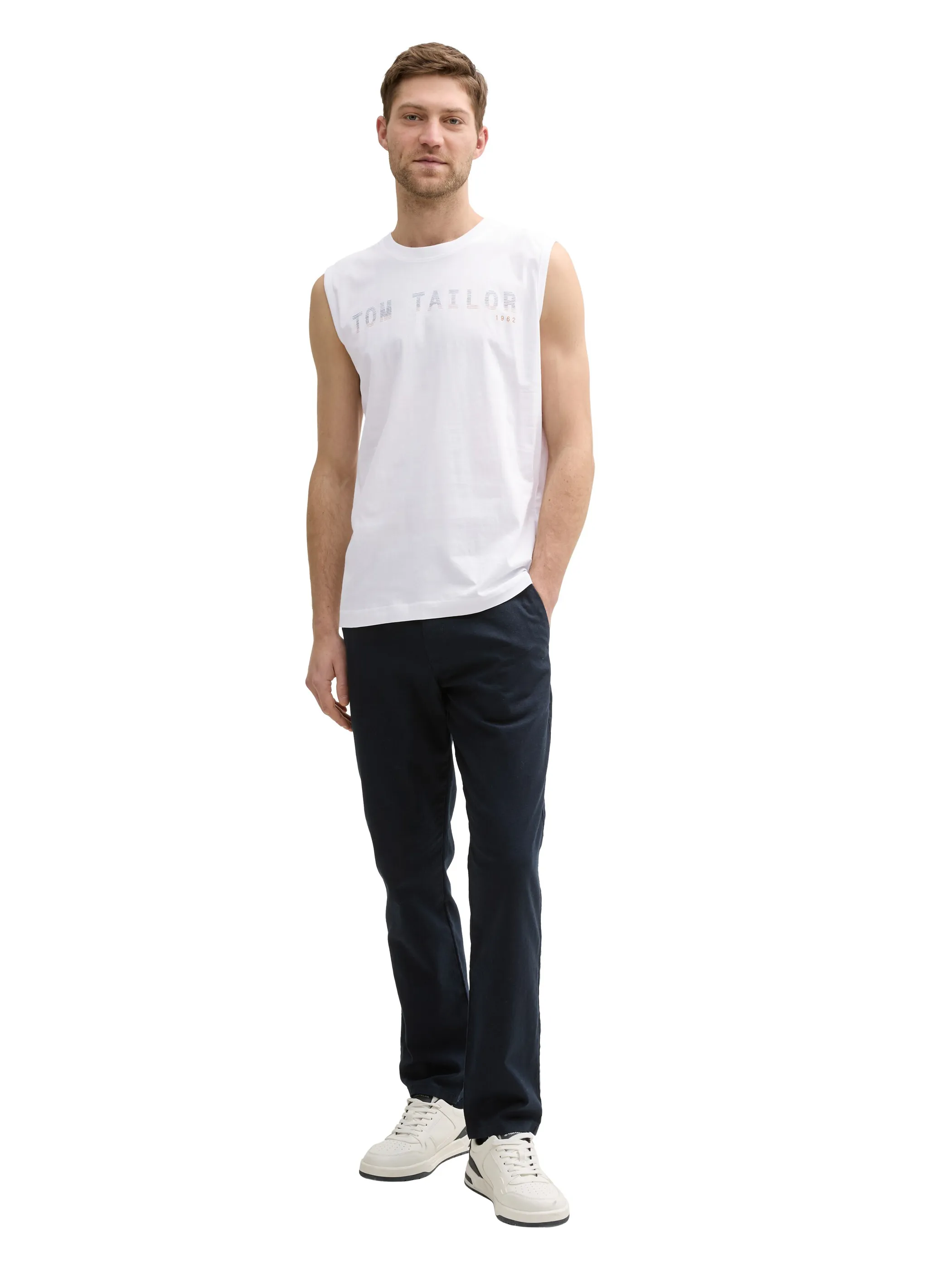 Tom Tailor 1046790 tanktop with print Weiß 910587 20000 4