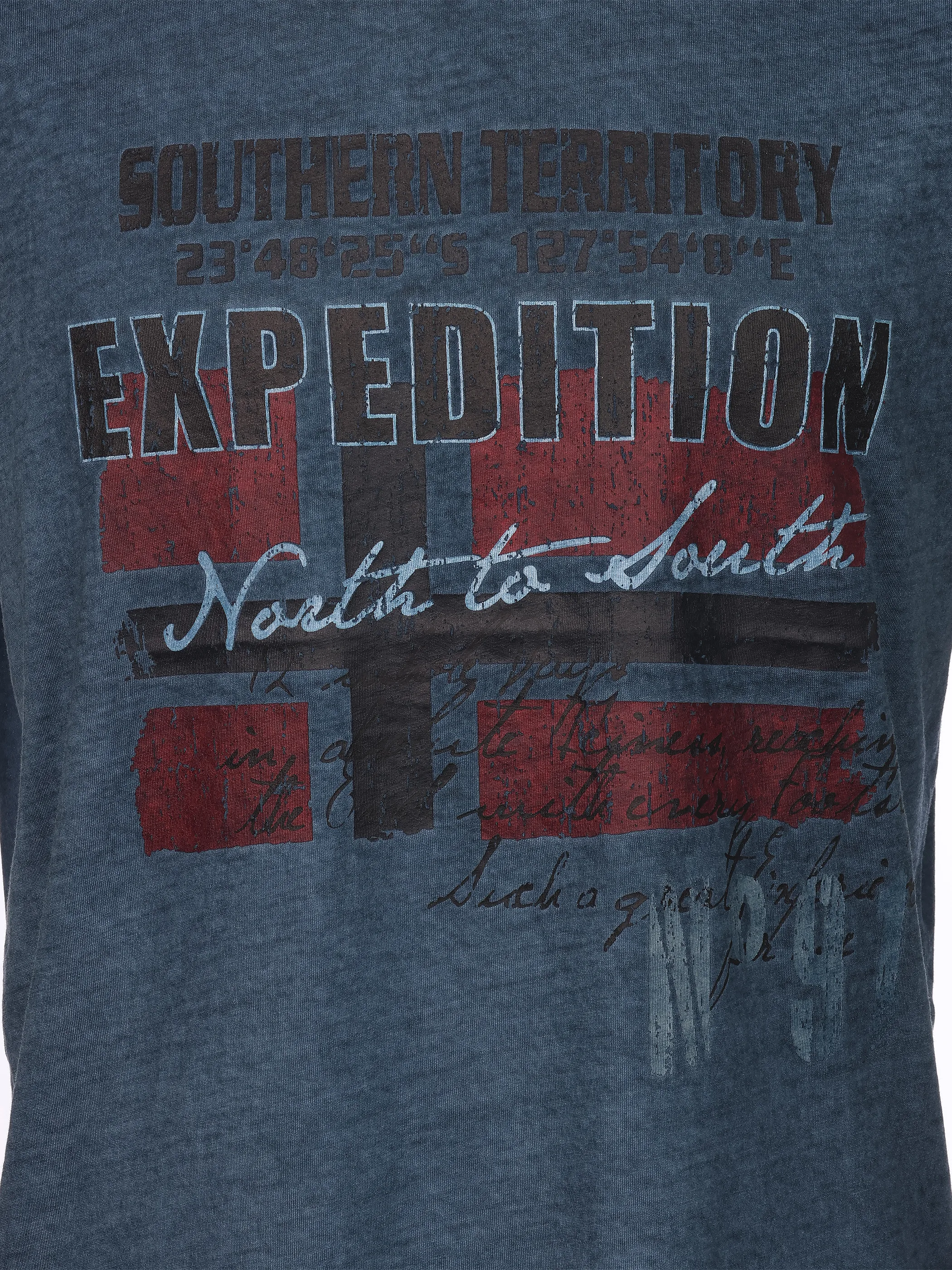 Southern Territory He. Muscleshirt oilwash Blau 926172 NAVY 3