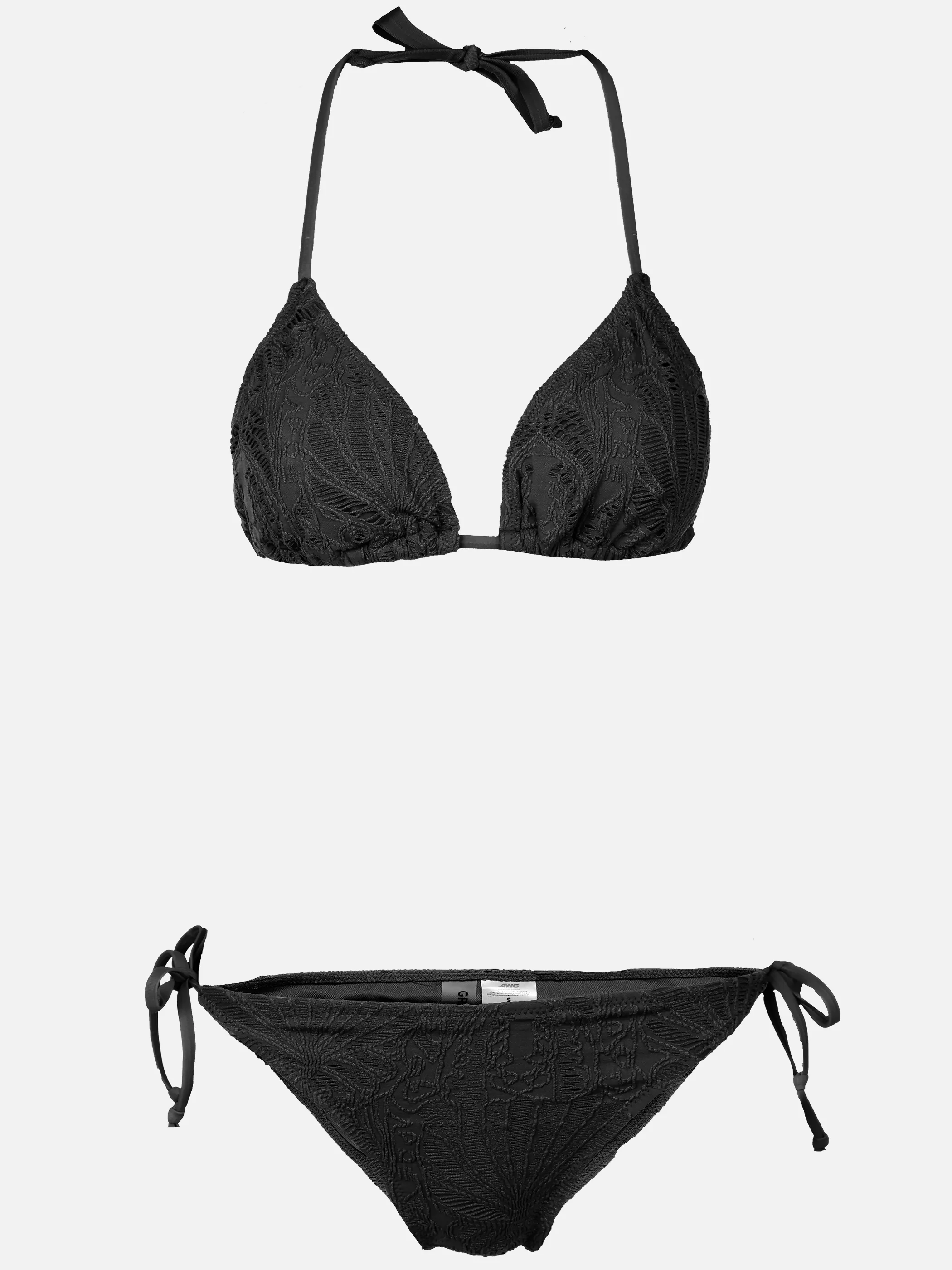 Grinario Sports Da-Bikini Set, Triangelform Schwarz 923214 BLACK 1