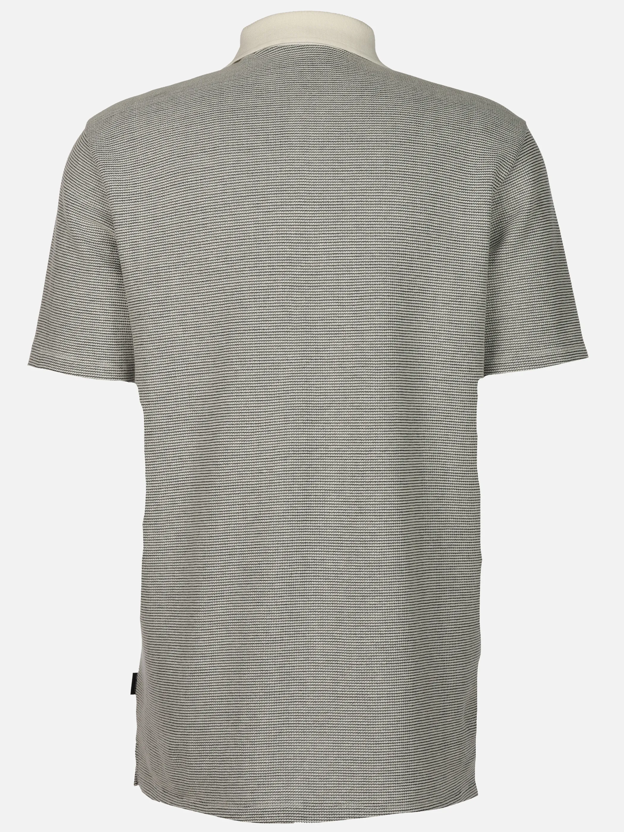 Jim Spencer He. Poloshirt 1/2 Arm two tone Grau 922468 STONE 2