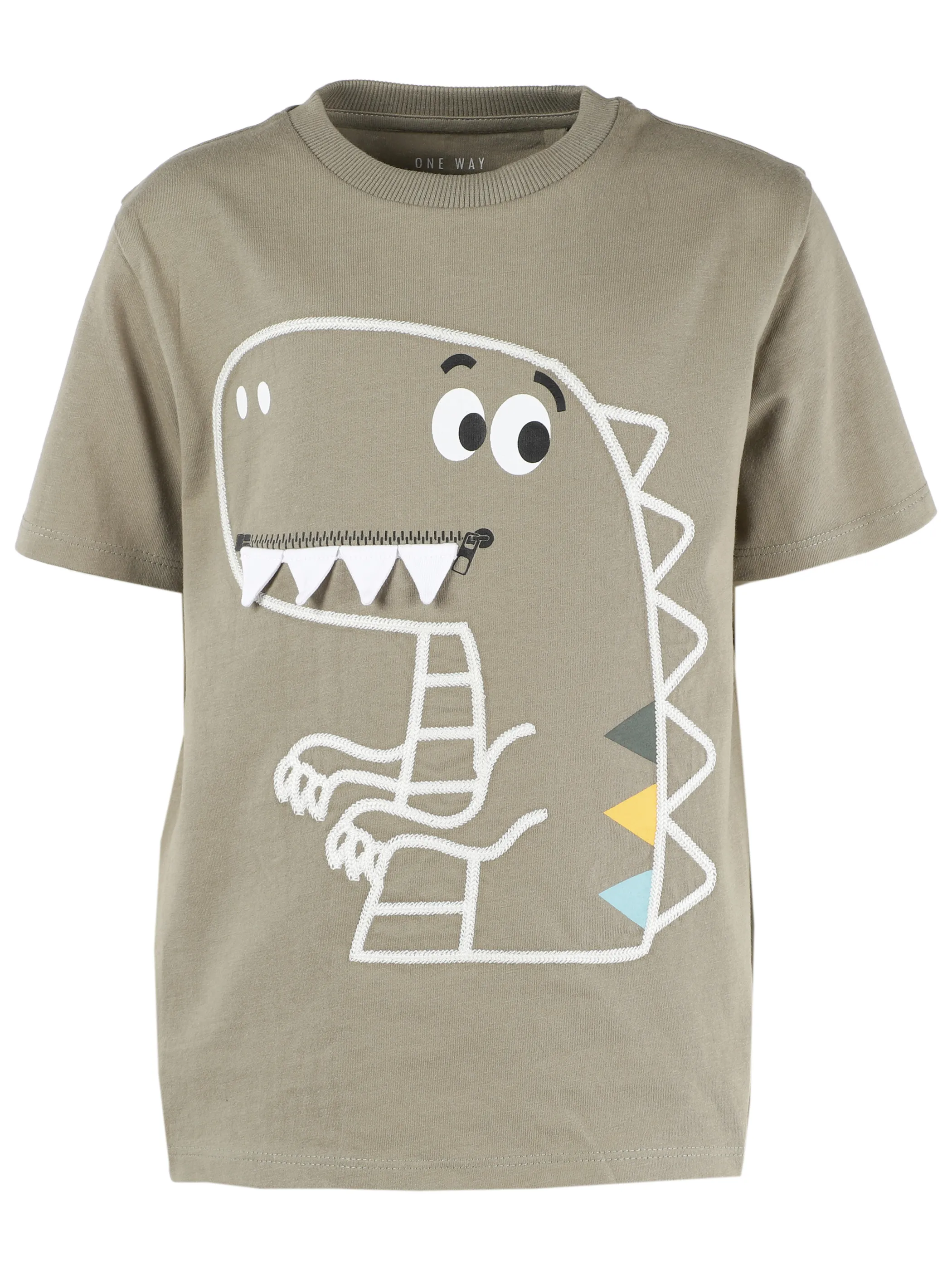 One Way MB 2pcs Set T-Shirt mit dino FP in braun+ Bermuda Braun 922350 BRAUN 3