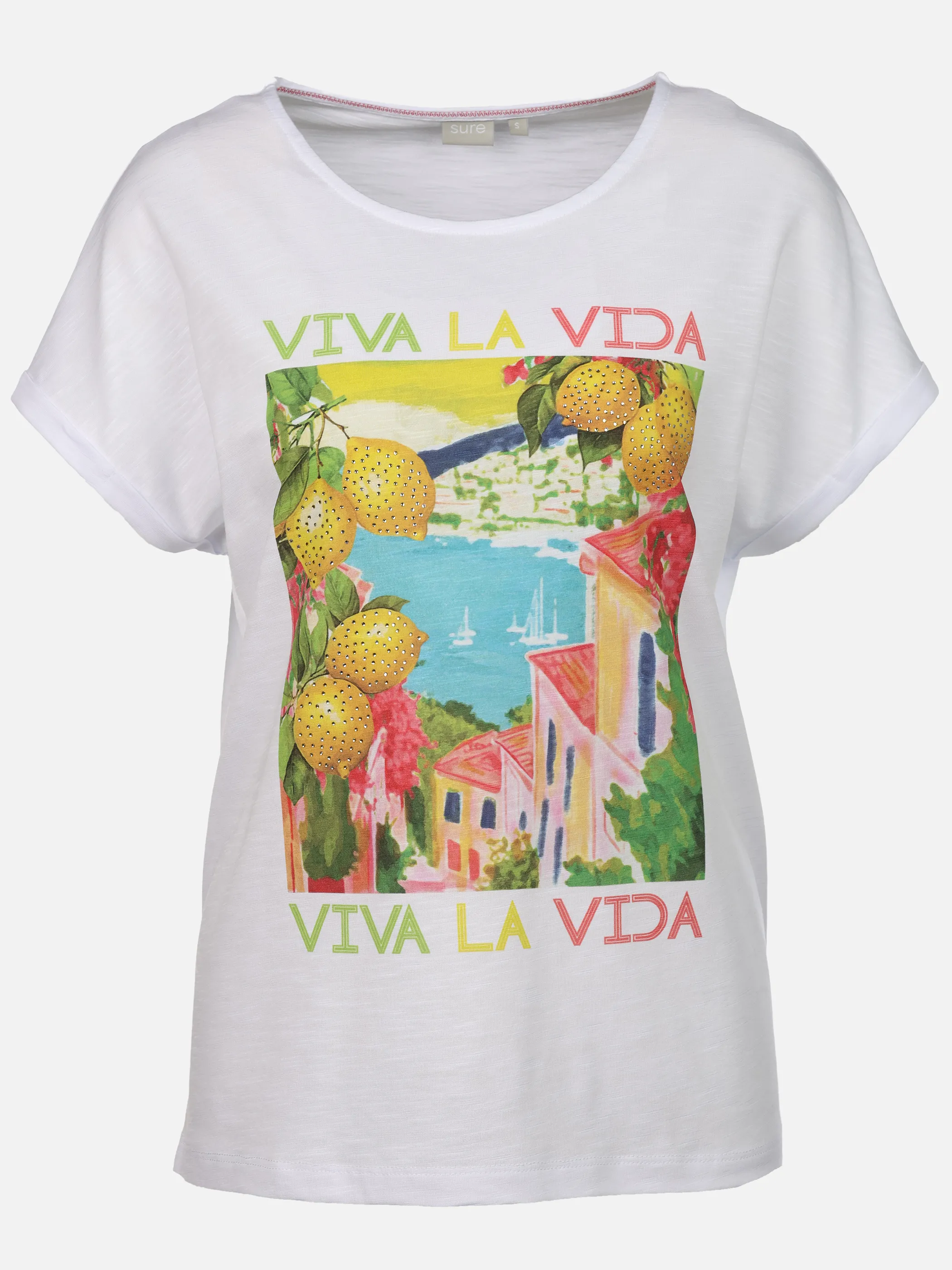 Sure Da-T-Shirt m. Motivprint Weiß 926203 VITA 1