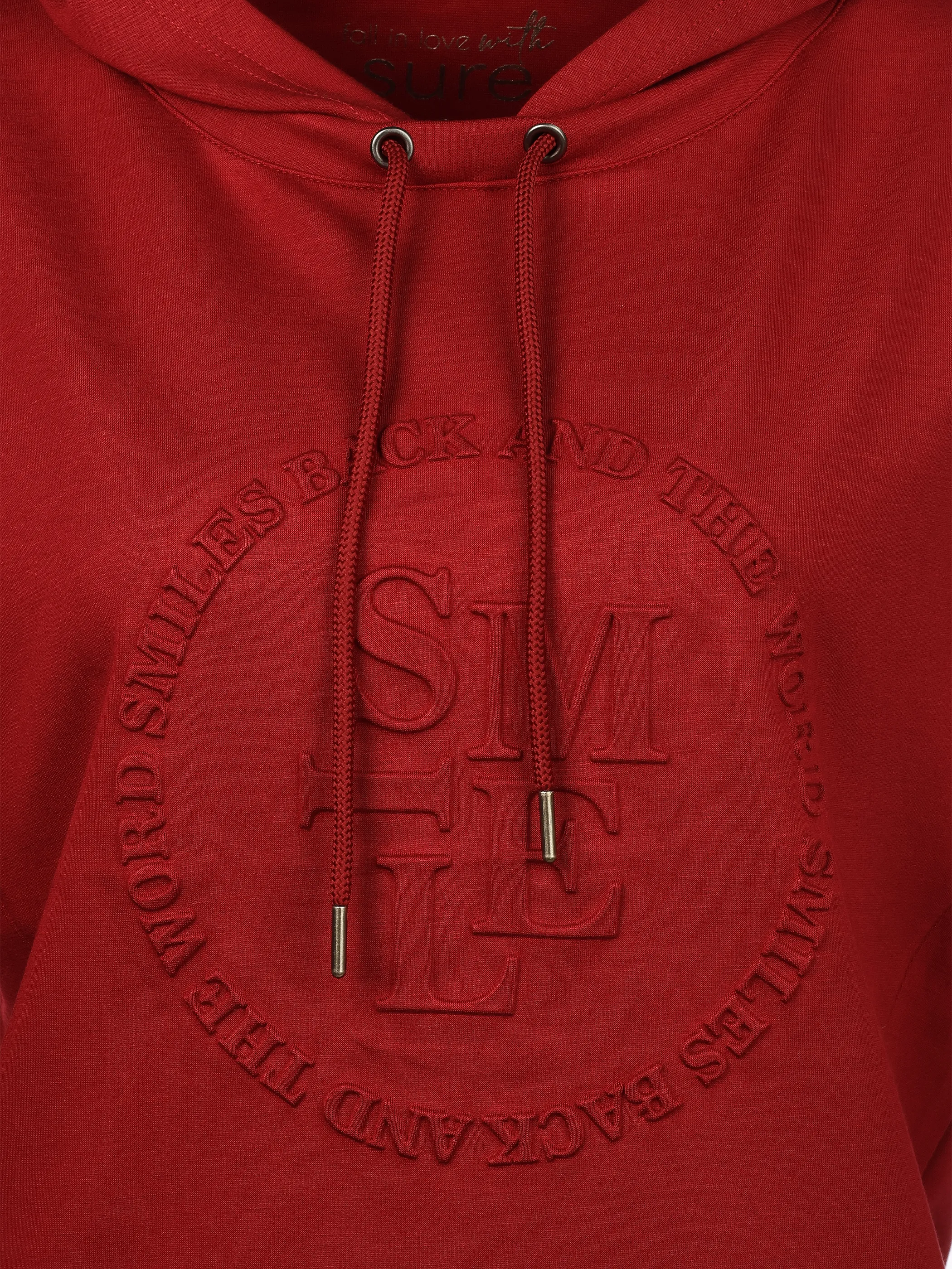 Sure Da-Sweatshirt m. Kapuze Rot 913596 RED 3