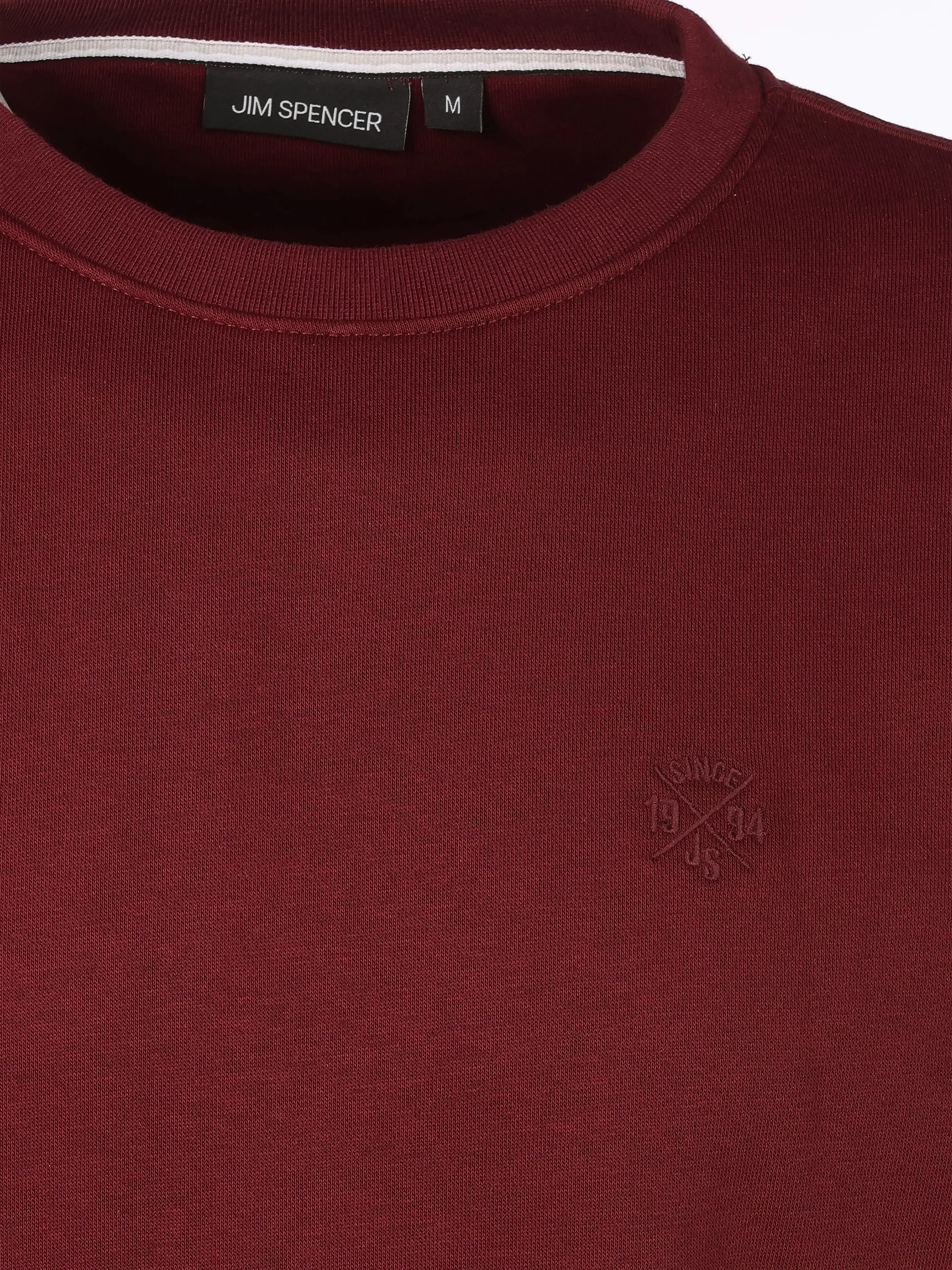 Jim Spencer He. Sweatshirt crewneck Rot 919312 DARK RED 3 Jim Spencer He. Sweatshirt crewneck Rot 919312 DARK RED 3