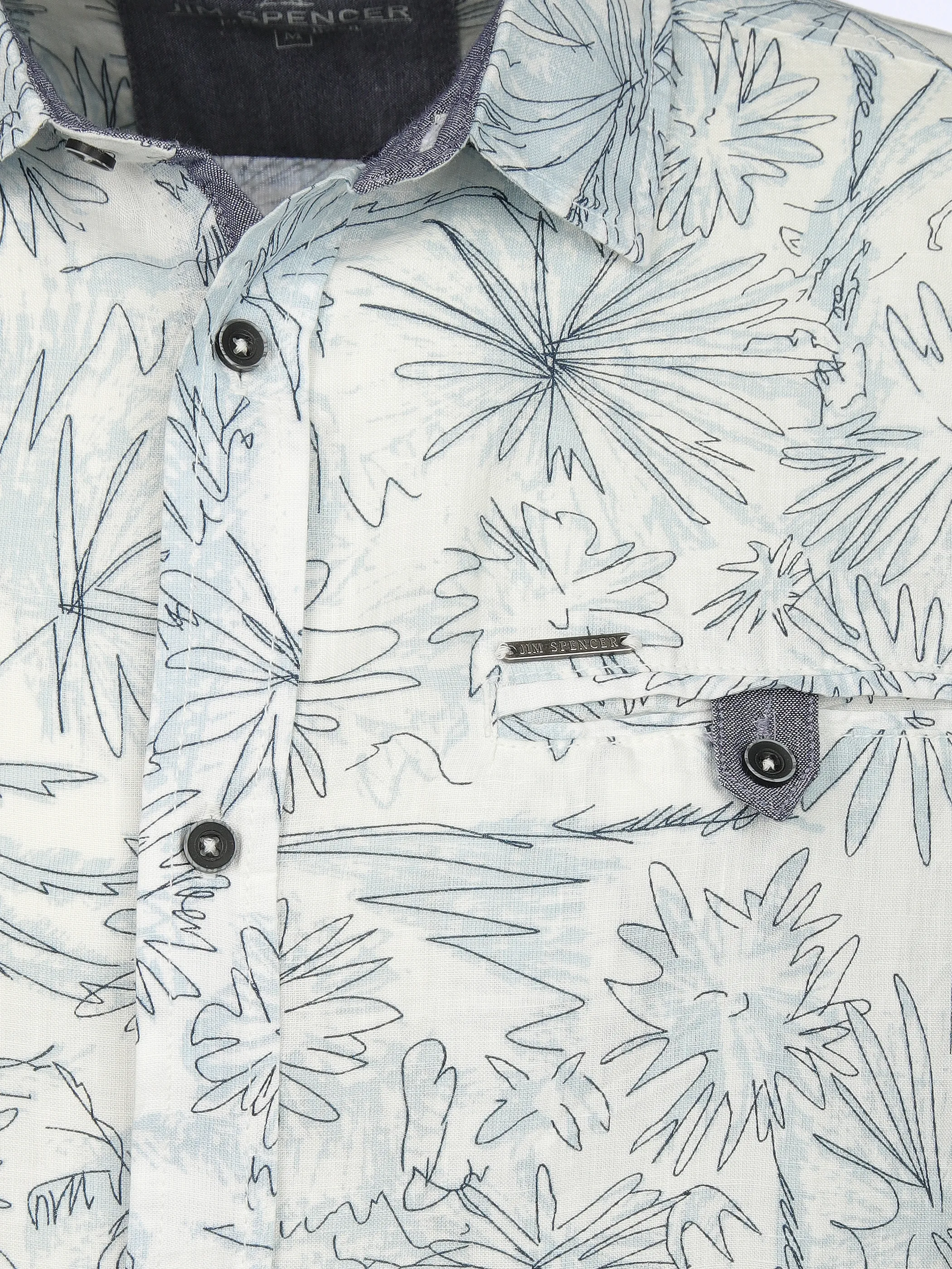 Jim Spencer He. Leinenhemd 1/2 Arm Weiß 906596 OFFWHITE 3 Jim Spencer He. Leinenhemd 1/2 Arm Weiß 906596 OFFWHITE 3