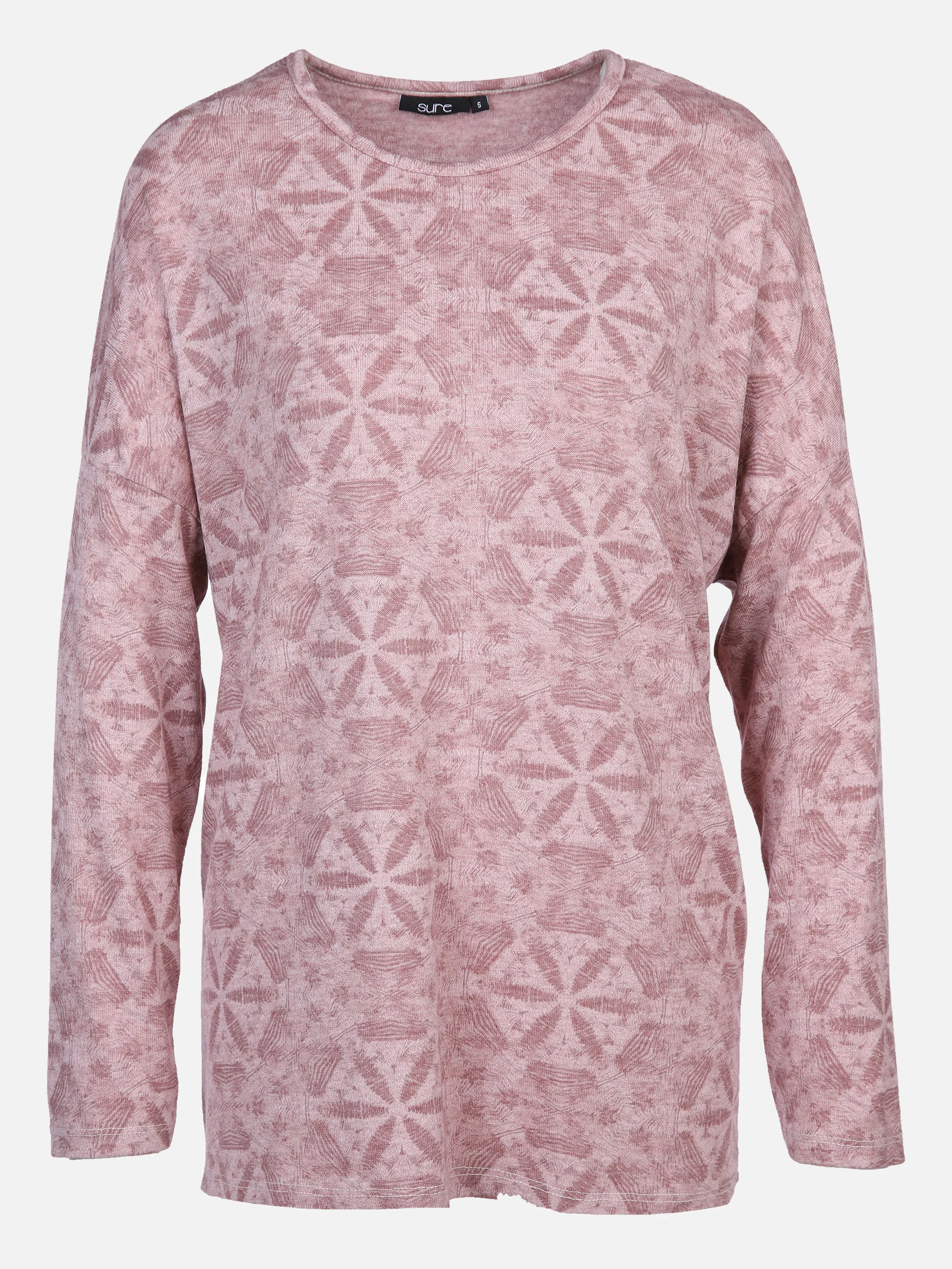 Sure Da-Pullover m. Alloverprint Grau 876250 GRAU 1