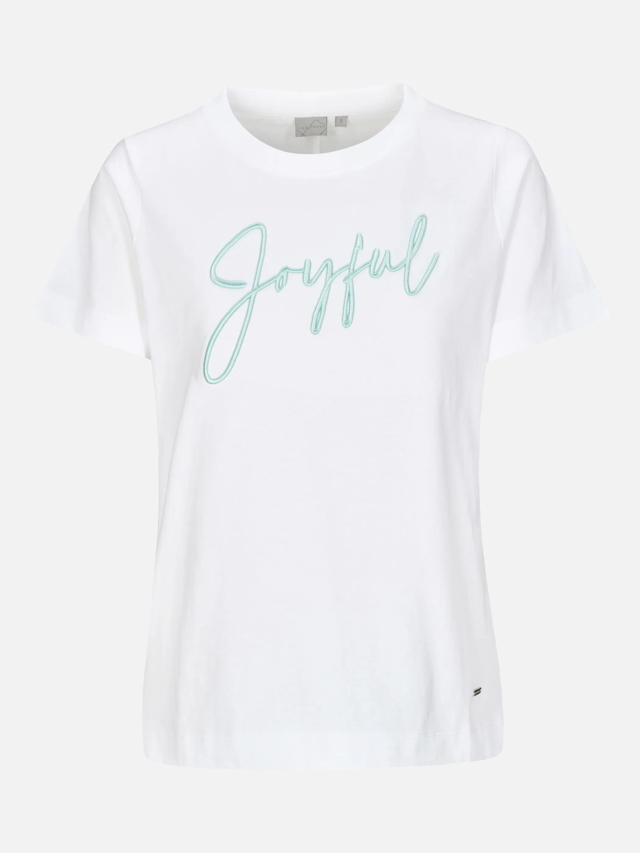 Lisa Tossa Da-T-Shirt "Joyful" Weiß 925001 103 1
