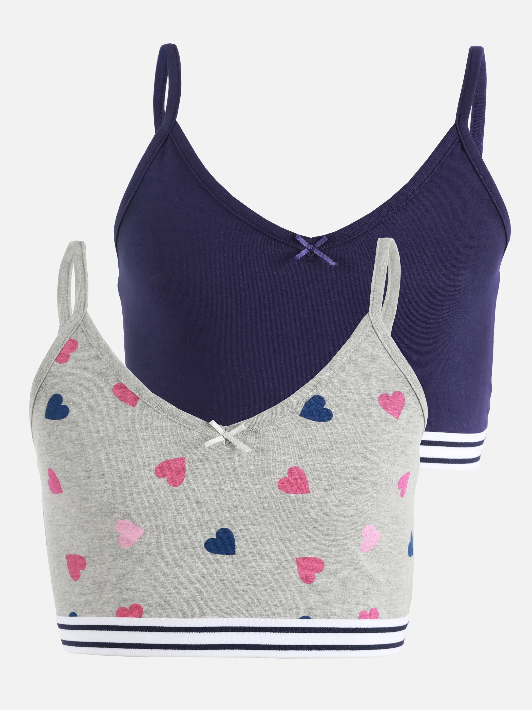 Stop + Go JM Bustier 2er Pack Blau 901276 NAVY 1 Stop + Go JM Bustier 2er Pack Blau 901276 NAVY 1