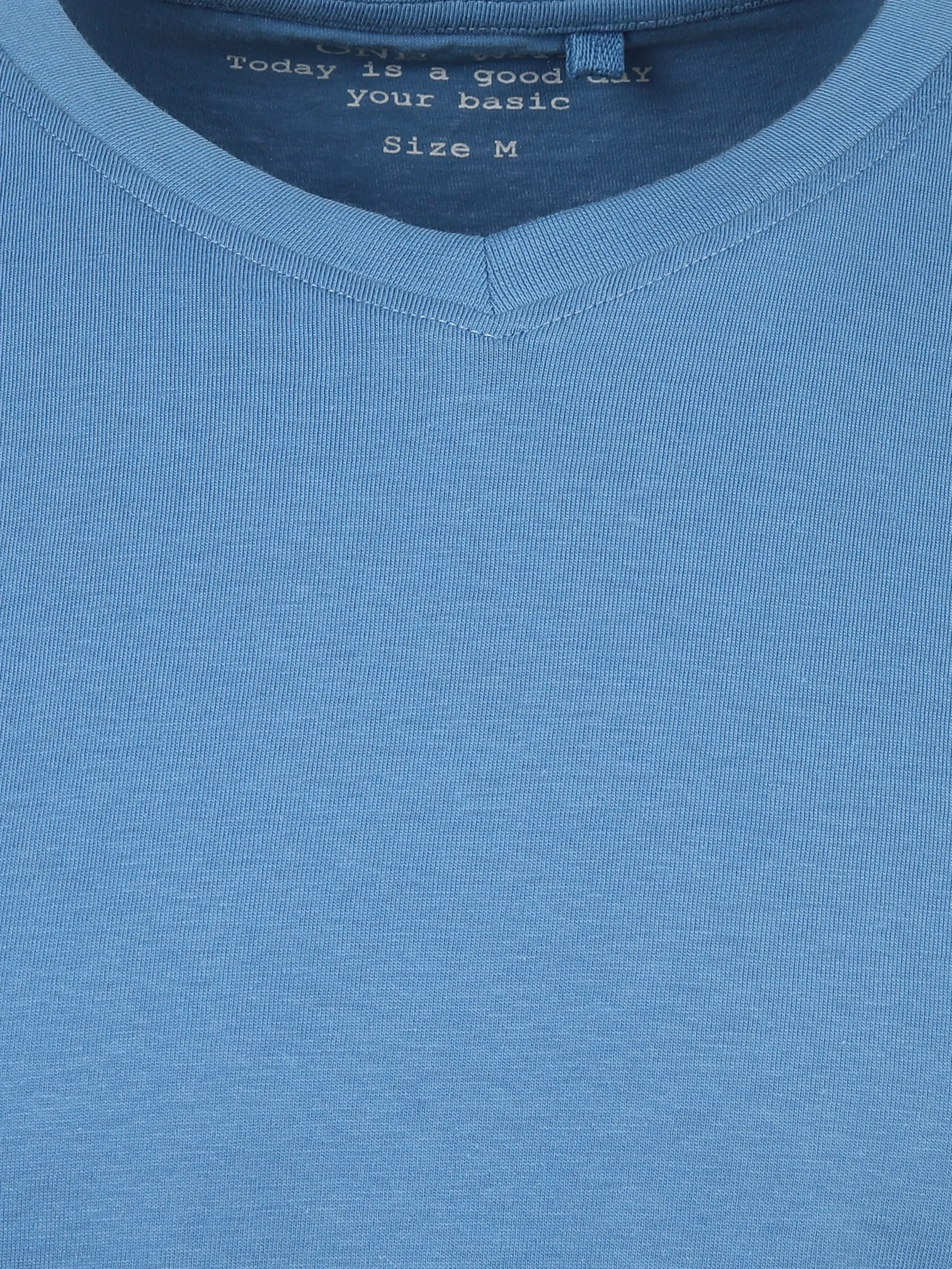 One Way YF-He T-Shirt, Basic Blau 889443 17-4028TCX 3