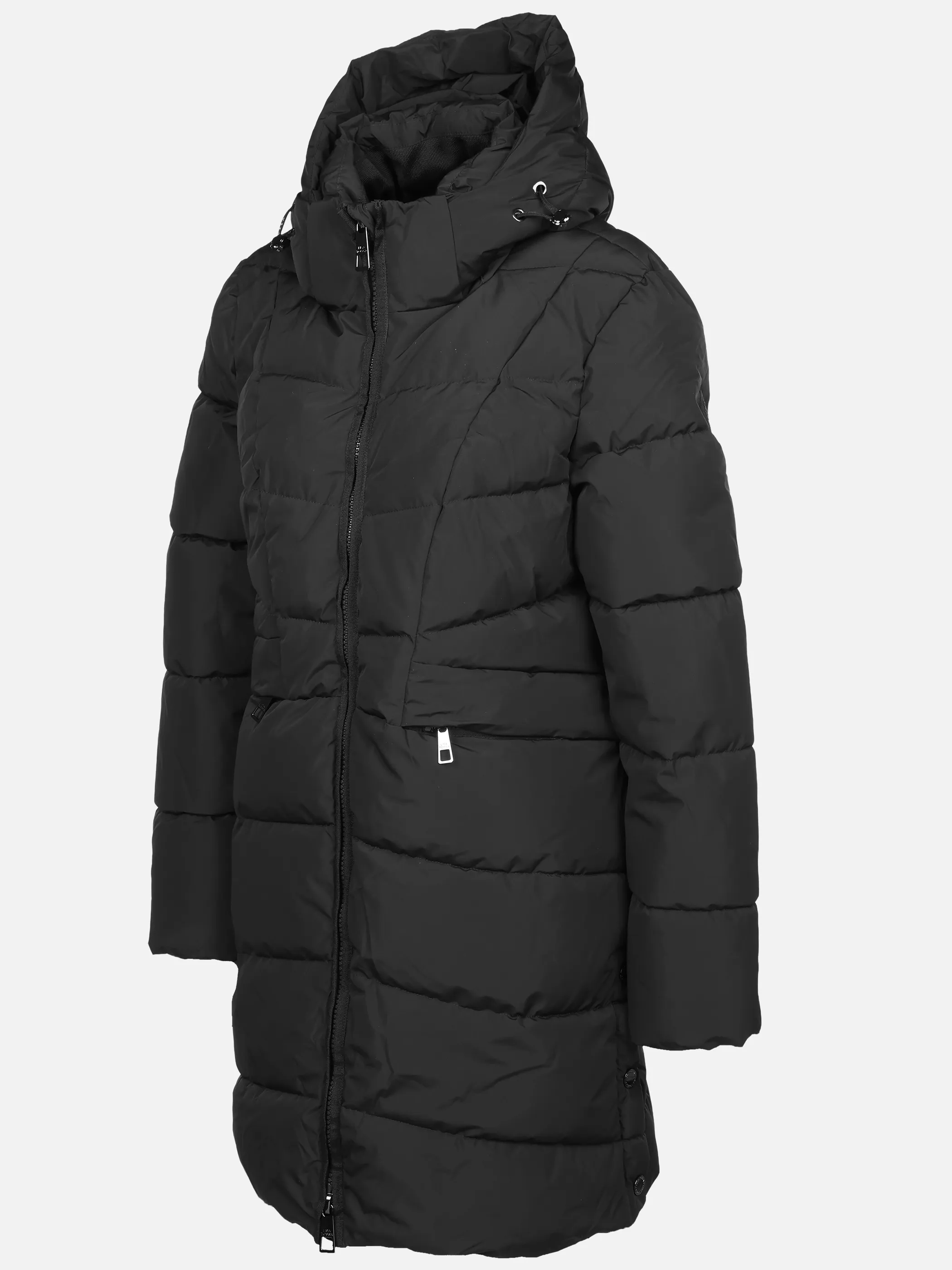 Lisa Tossa Da-Steppmantel m. Strickdetail Schwarz 929612 BLACK 3