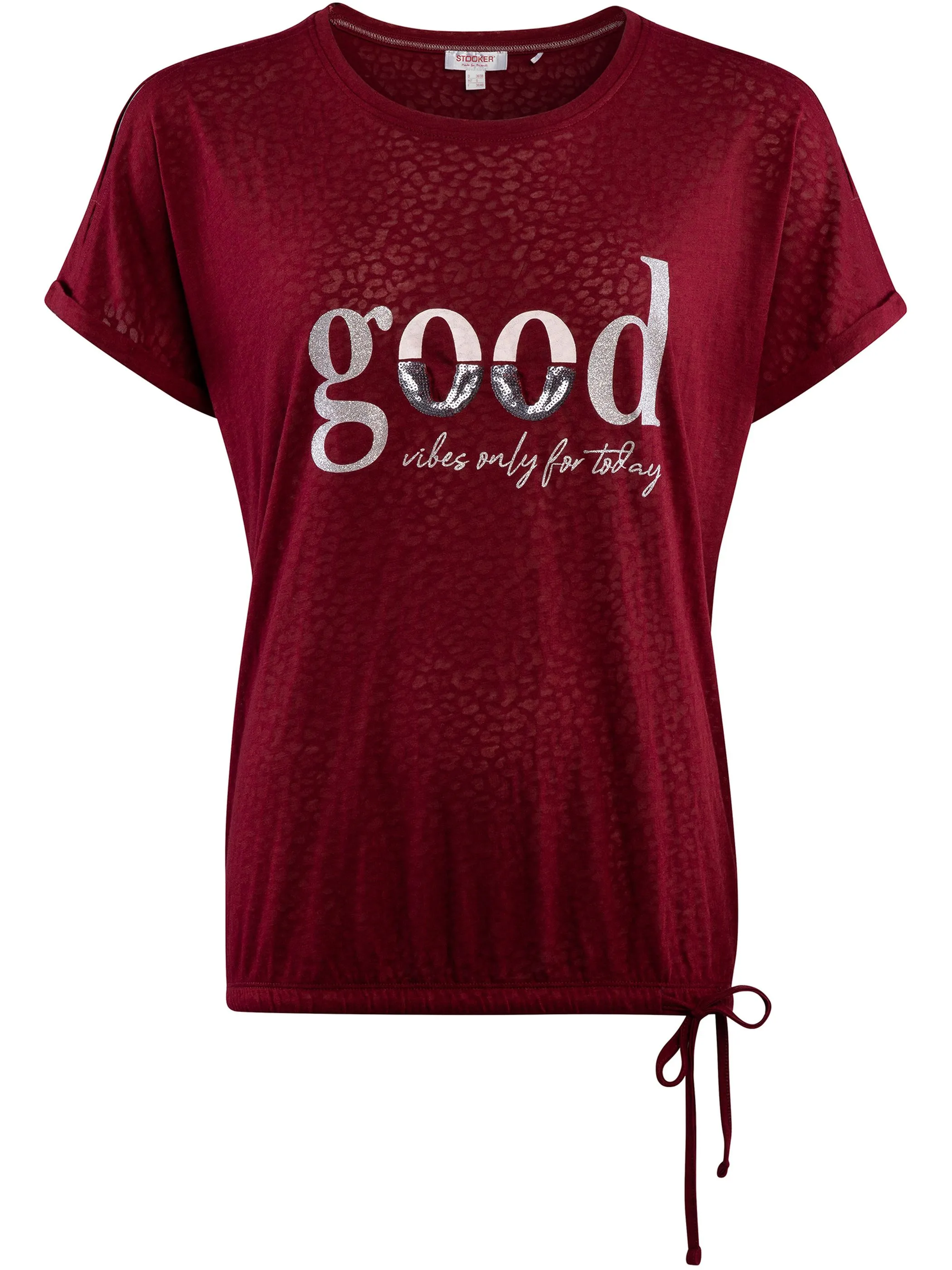 Stooker DOB 23160070003555 Da. T-Shirts / Rot 928311 3555 4
