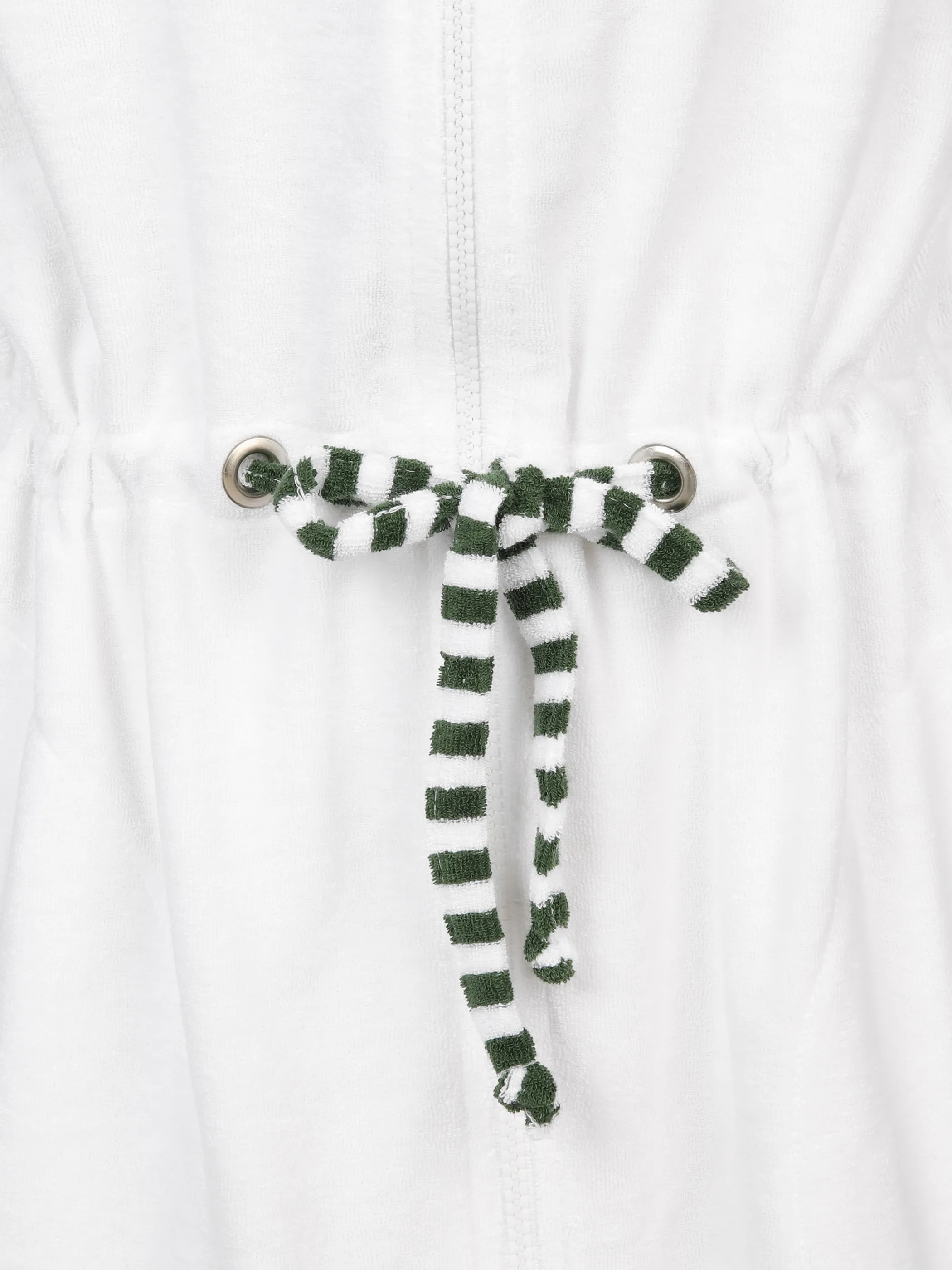 Sure Da. Bademantel mit Kapuze und Weiß 713265 WEIß/GRÜN 3 Sure Da. Bademantel mit Kapuze und Weiß 713265 WEIß/GRÜN 3