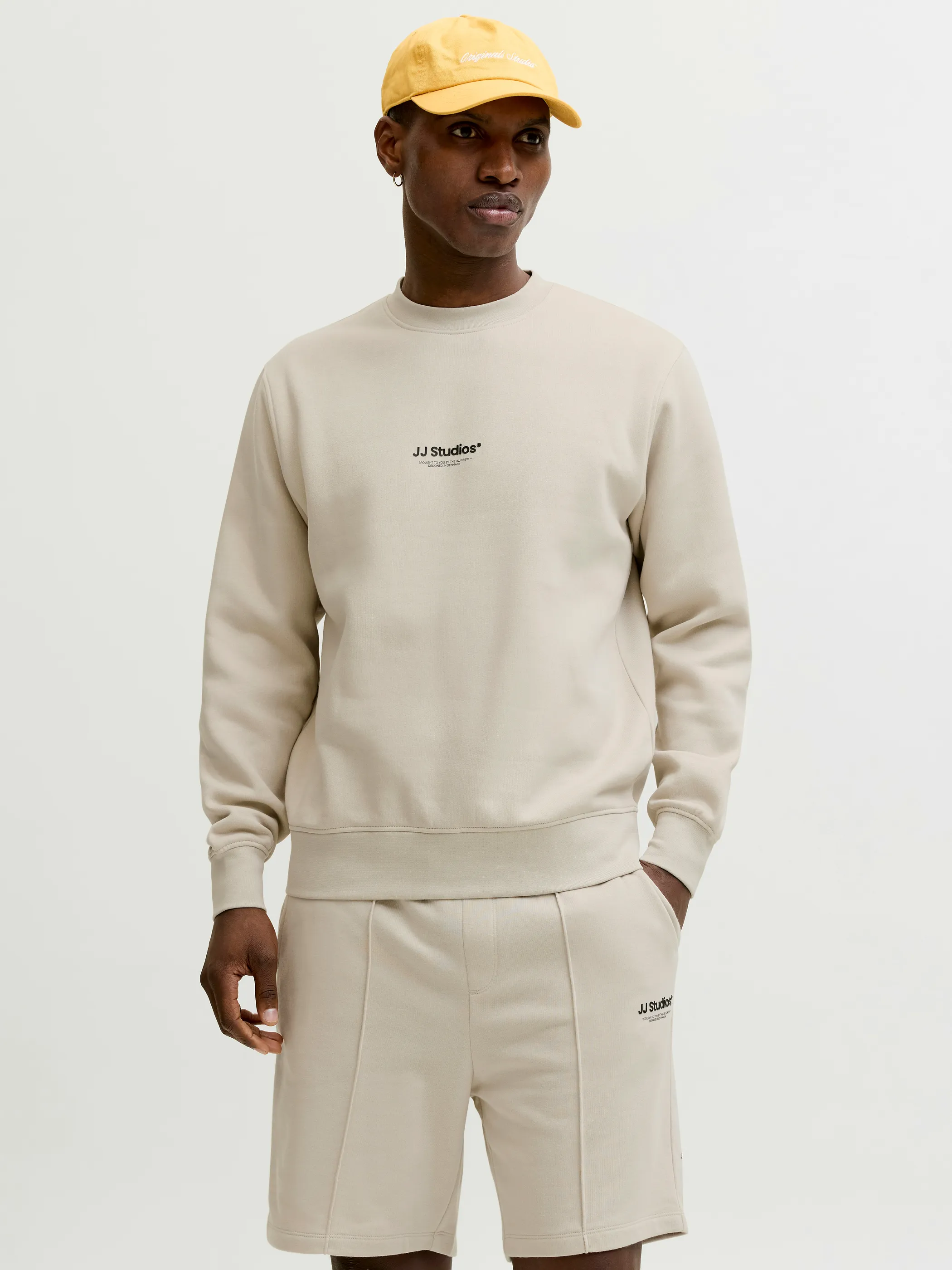 Jack Jones 12278791 JJESOHO SWEAT CREW NE Braun 922230 176631 3