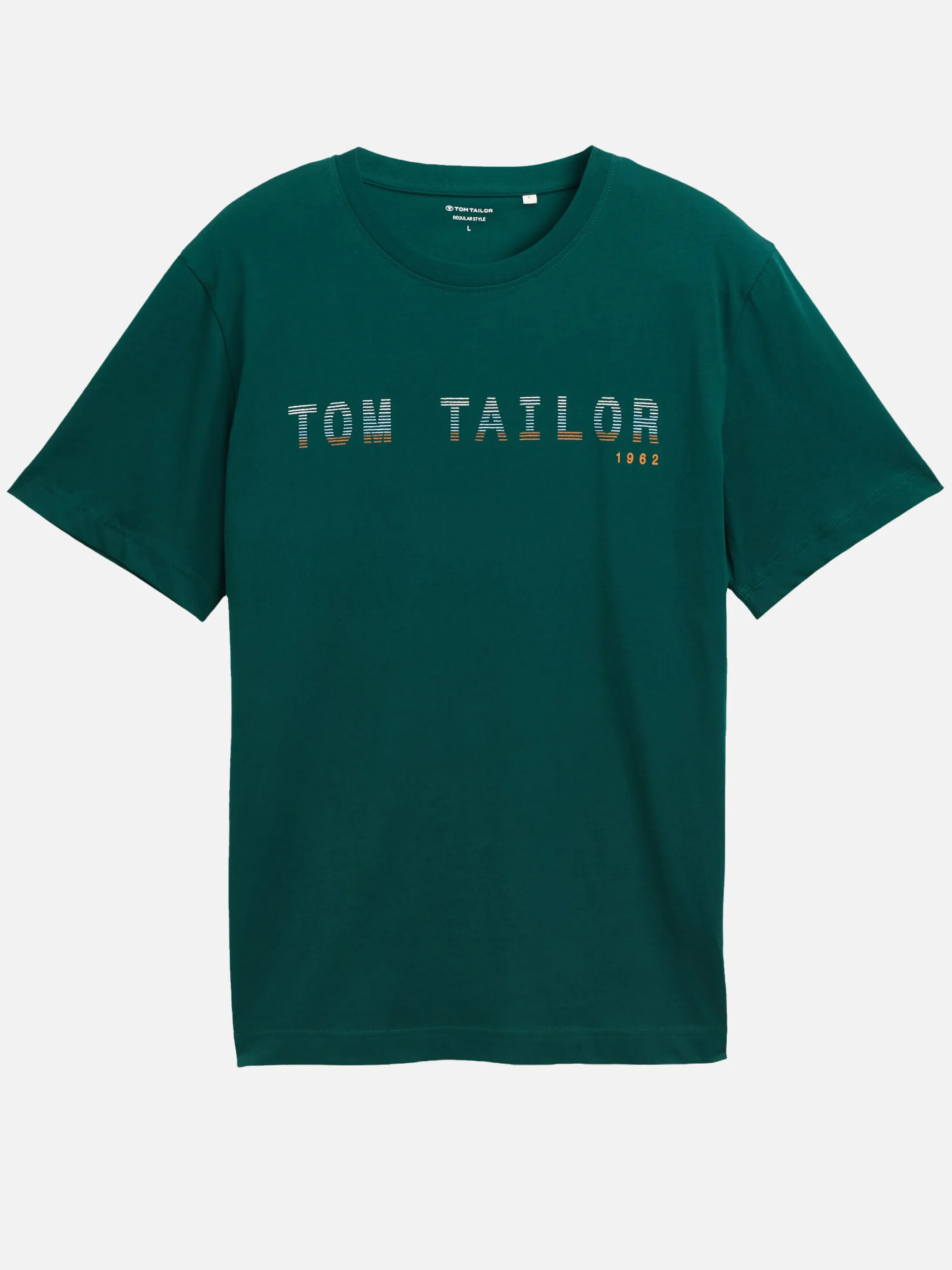 Tom Tailor 1046789 t-shirt with print Grün 910584 10413 1