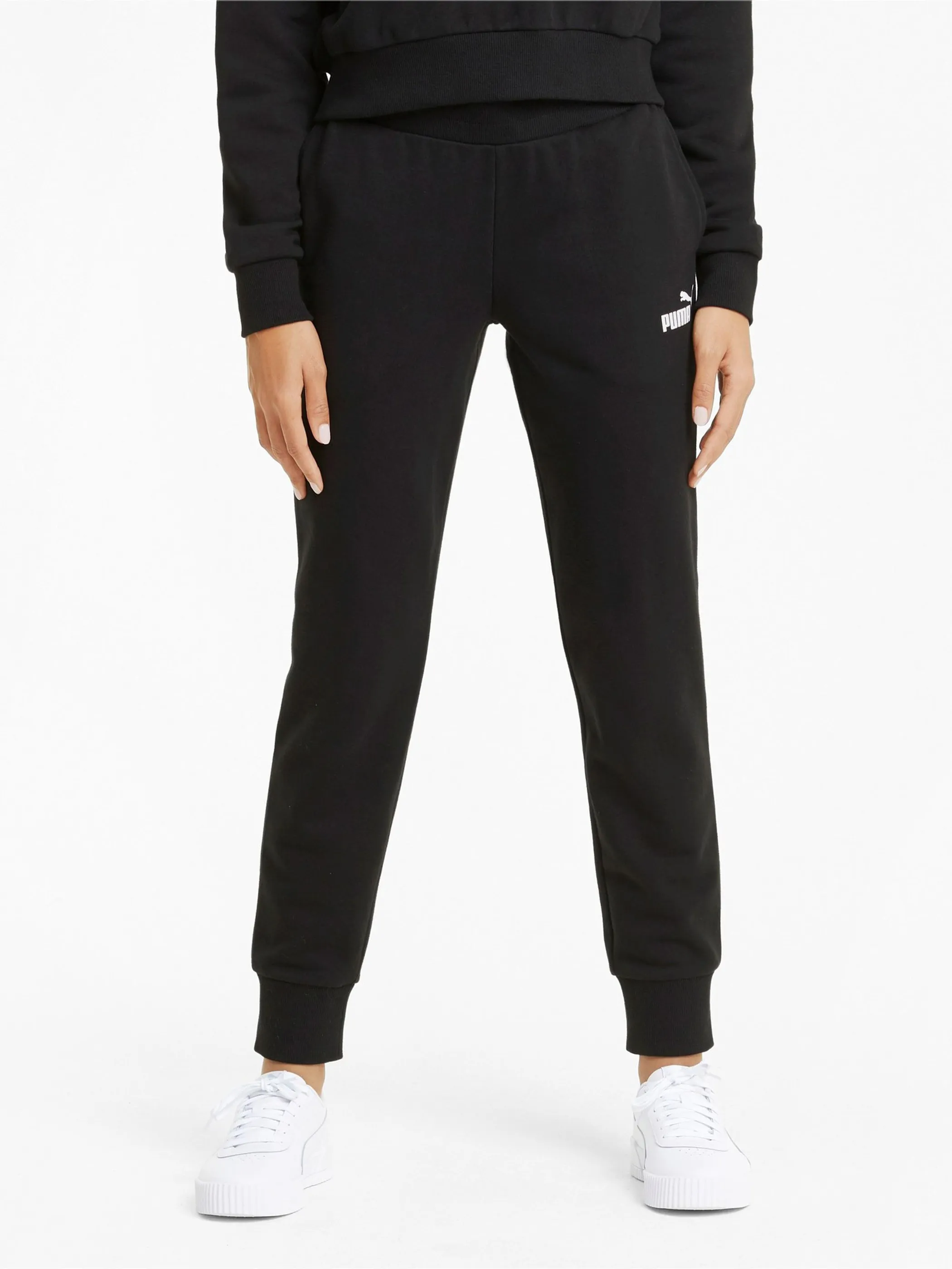 Puma 586842 Da-Jogginghose mit Bünd Schwarz 856653 01 4 Puma 586842 Da-Jogginghose mit Bünd Schwarz 856653 01 4