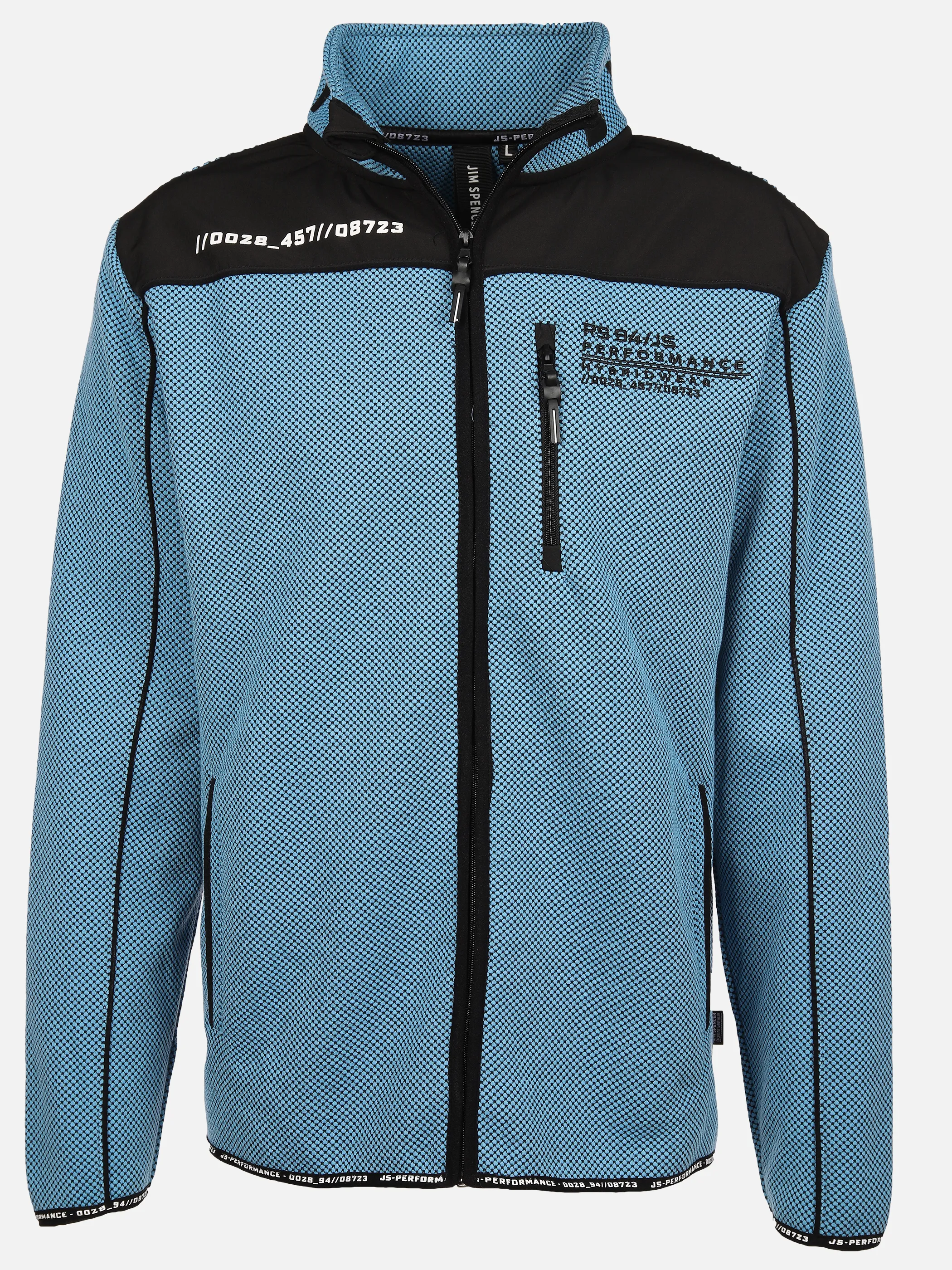 Jim Spencer He. Fleecejacke RV Appli Blau 888352 AZUR 1 Jim Spencer He. Fleecejacke RV Appli Blau 888352 AZUR 1