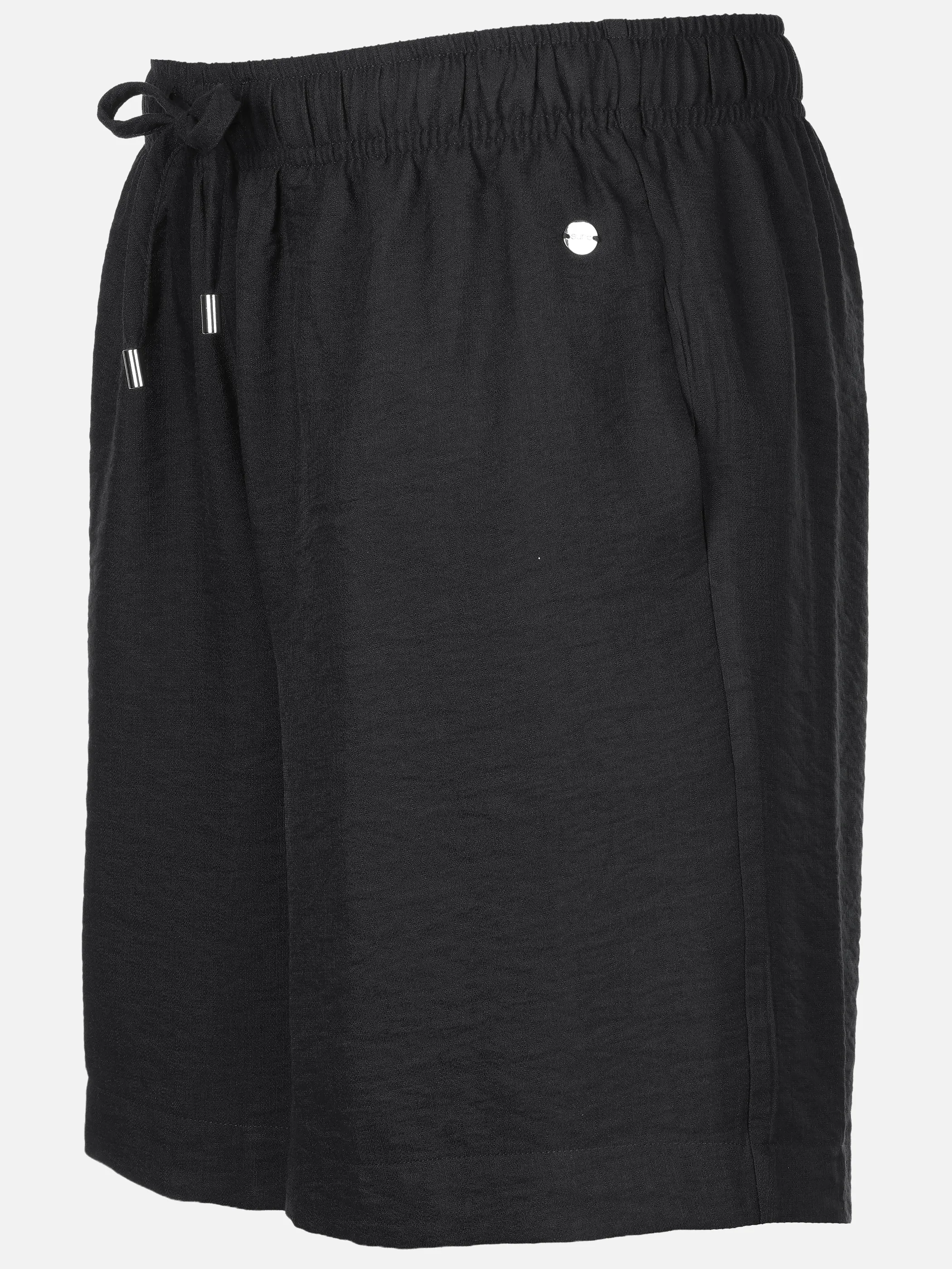 Sure Da. Shorts mit elastischem Bund Schwarz 928424 BLACK 3