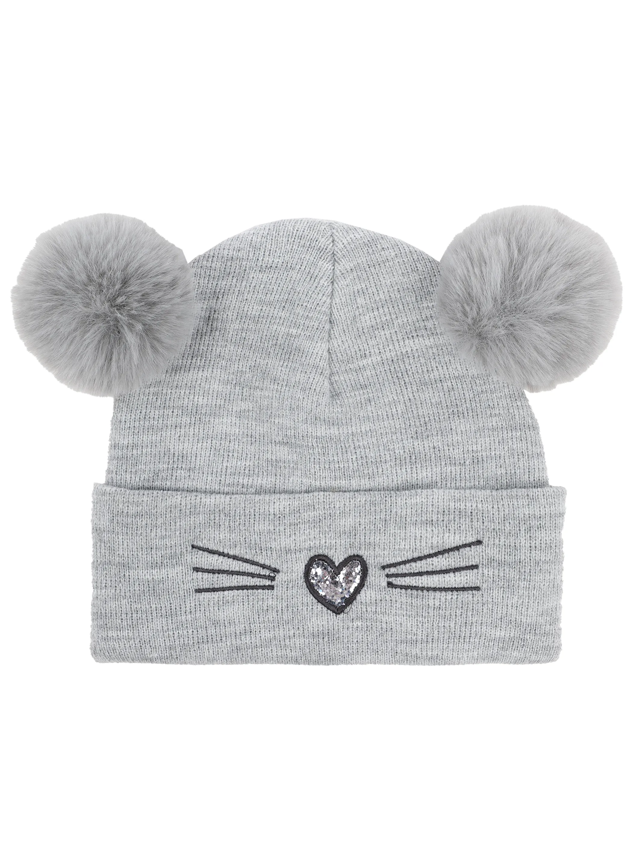One Way KM-Mütze Katze Grau 916512 GREY 1