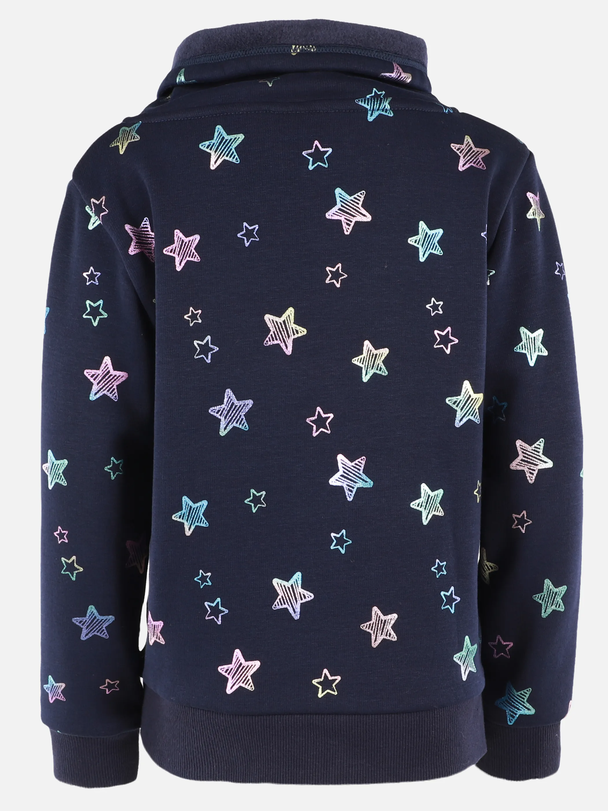 One Way KM Thermo-Sweatshirt mit Stern AOP in blau Blau 929981 PEACOAT 2