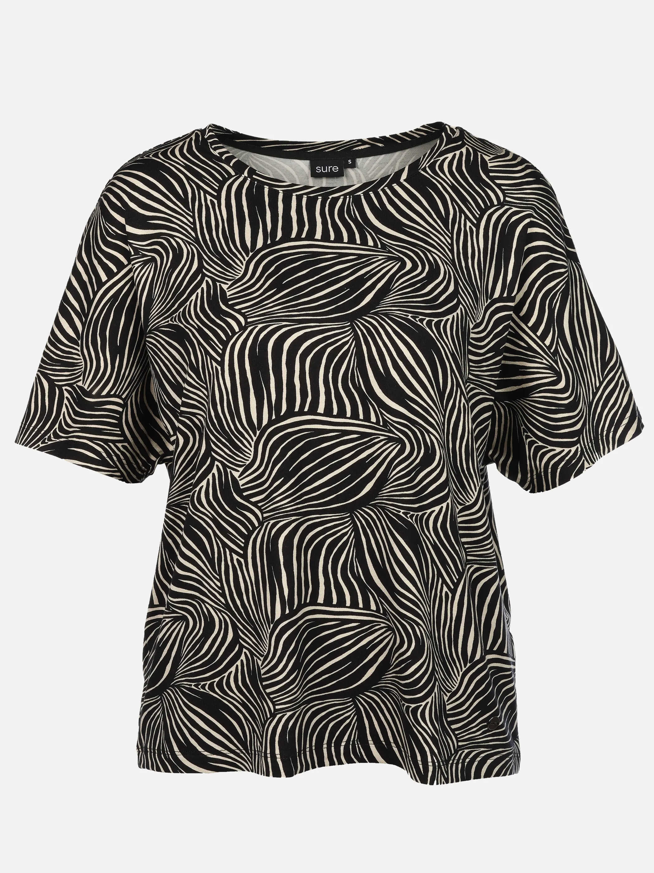 Sure Da. Rundhalsshirt Schwarz 930836 BLAKFRENCH 1