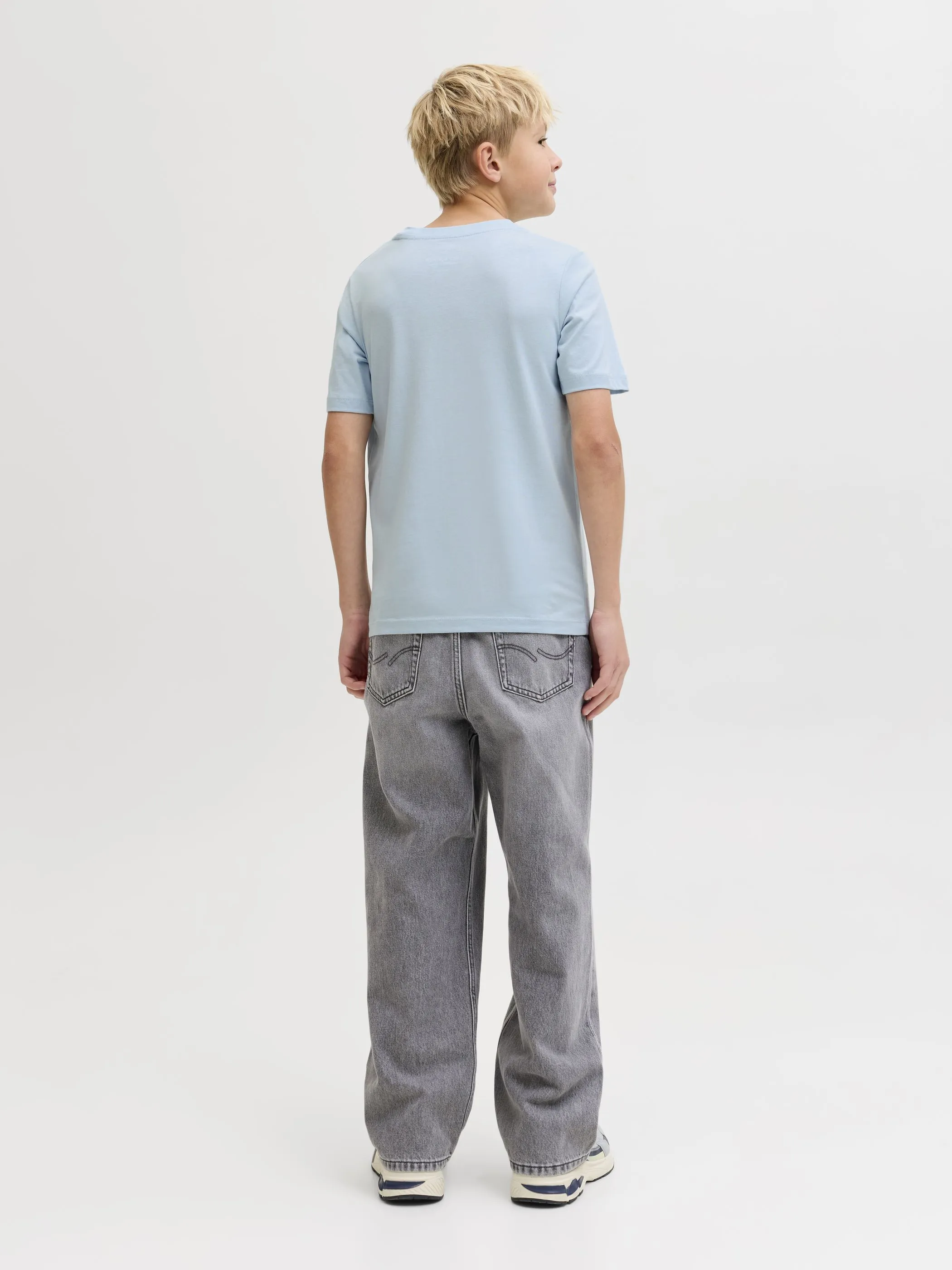 Jack&Jones Junior 12289914 JJRAIN TEE SS CREW NECK JNR Blau 920171 175777 5