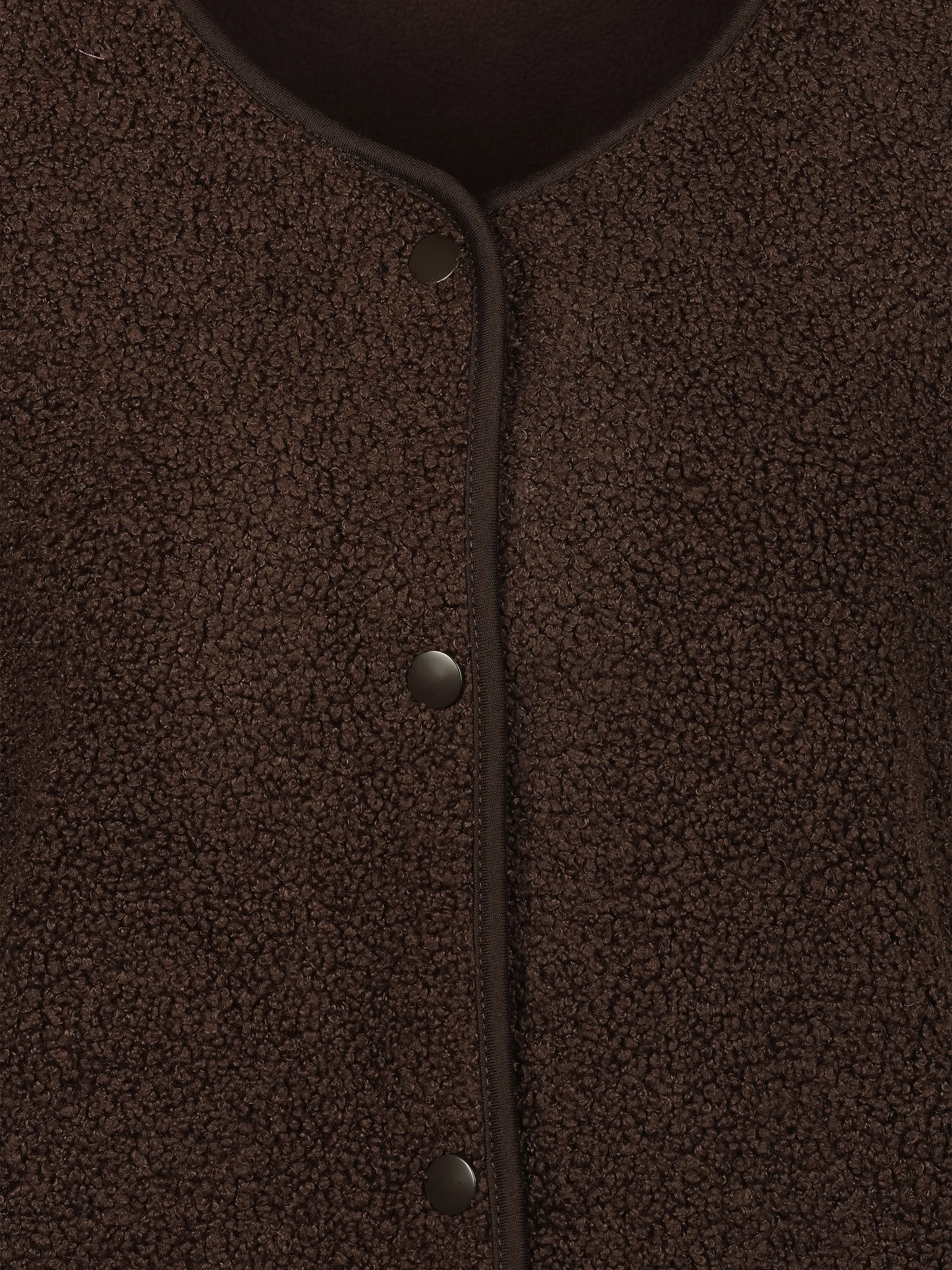 Sure Da.Teddy Fleece Weste Braun 928447 JAVA 3