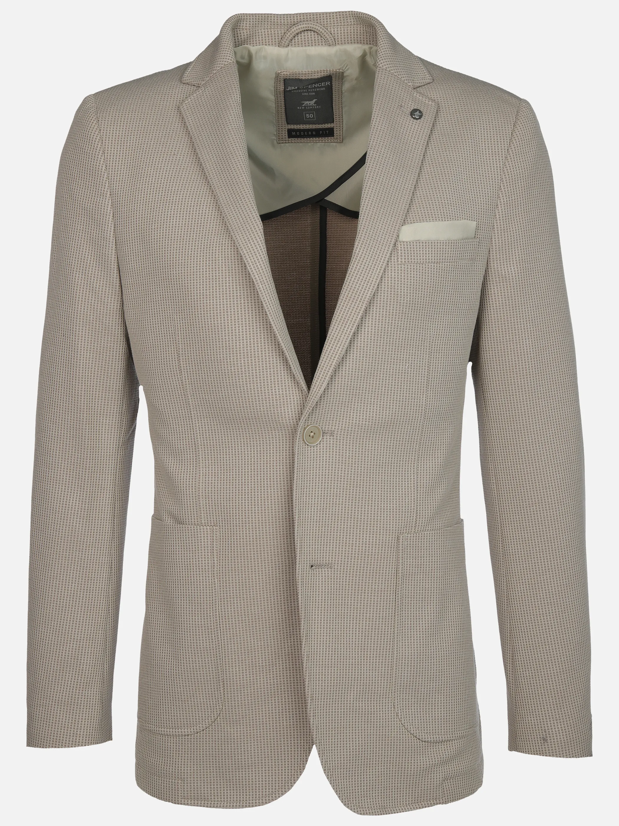 Jim Spencer He. Jerseysakko waffle Beige 878262 BEIGE 1