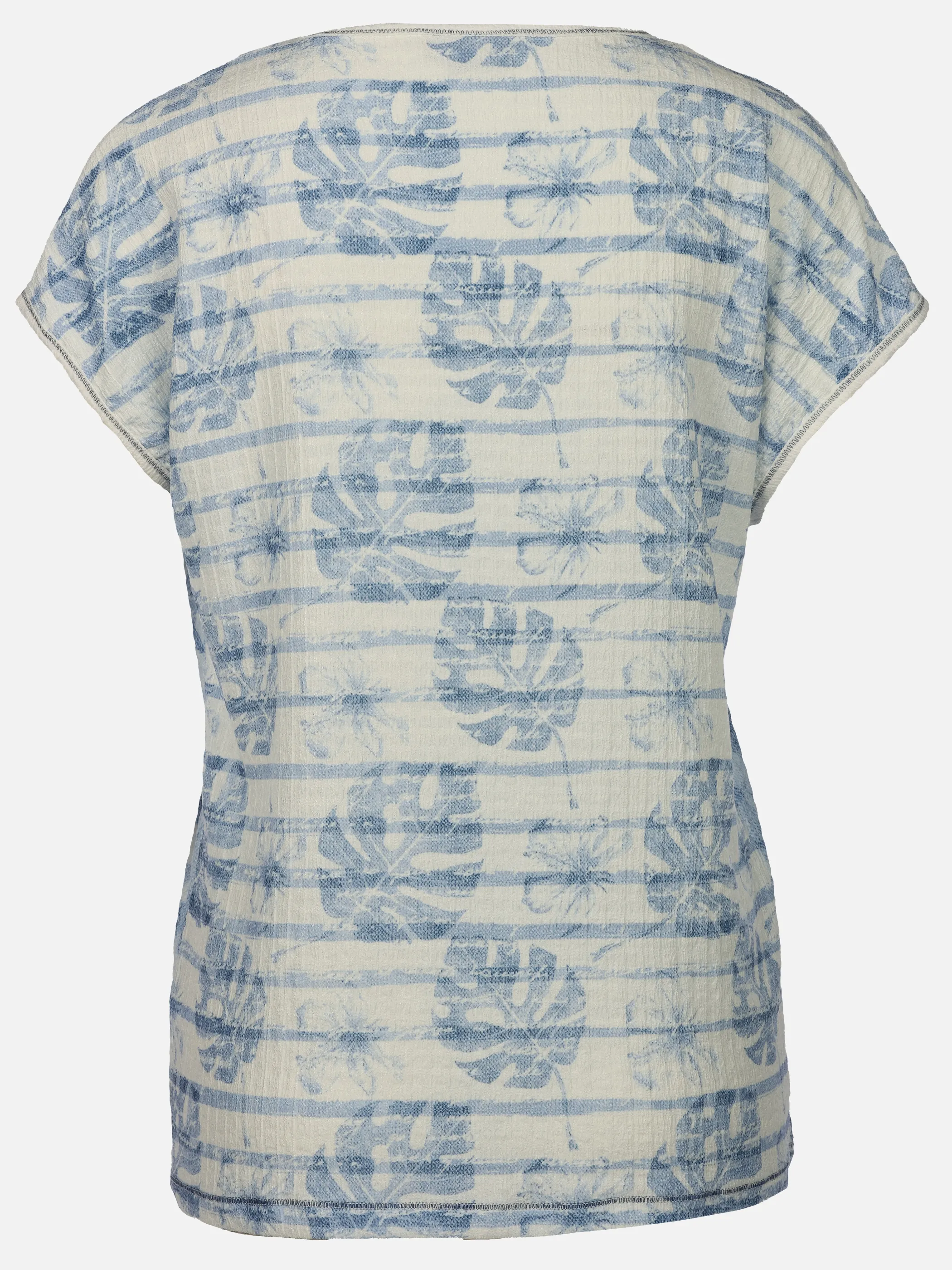 Lisa Tossa Da-Crinkle-Print Shirt Blau 926287 BLAU 2