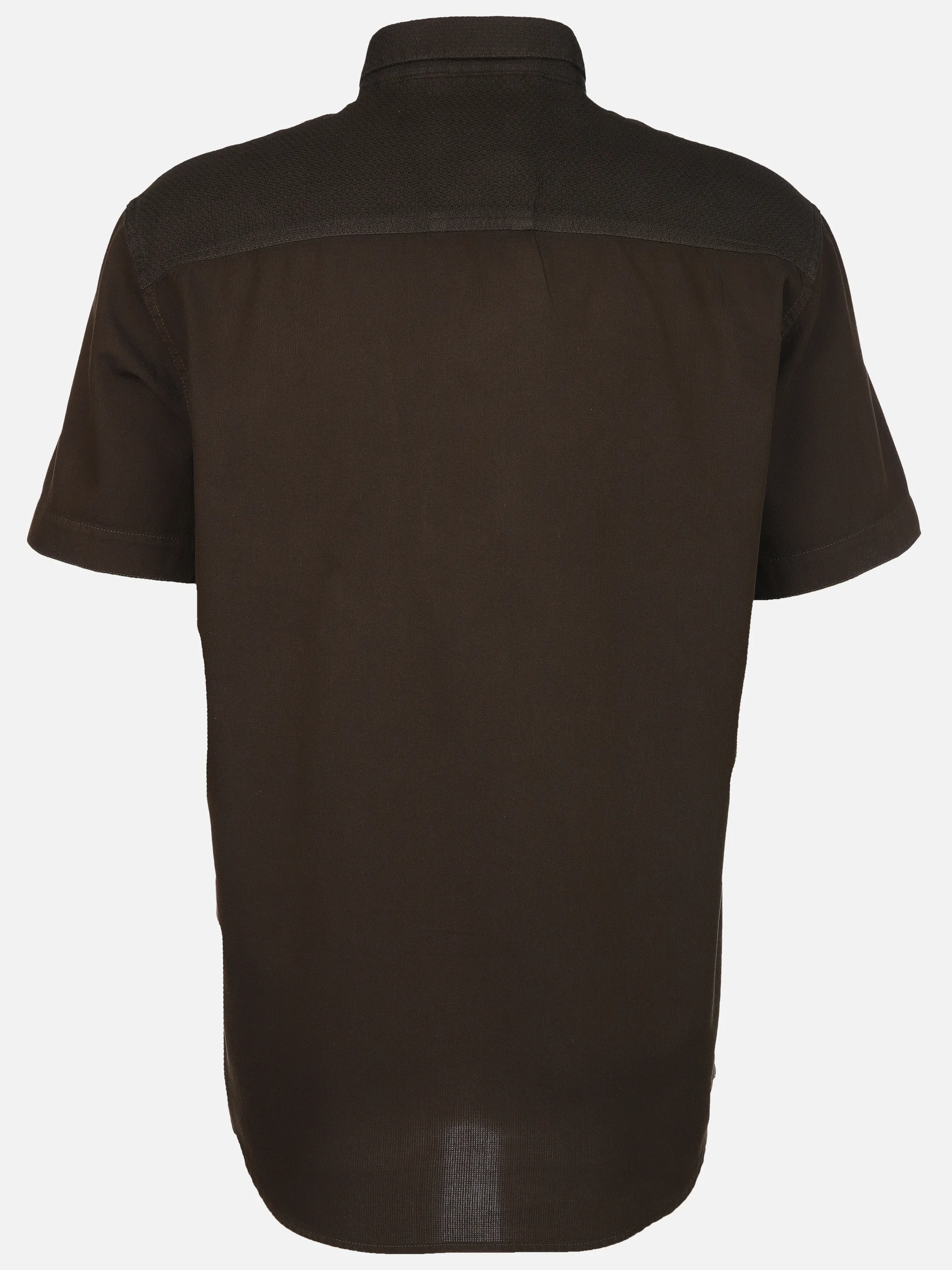 Jim Spencer He. Freizeithemd 1/2 Arm cut+sewn Braun 905125 ORANGE 2