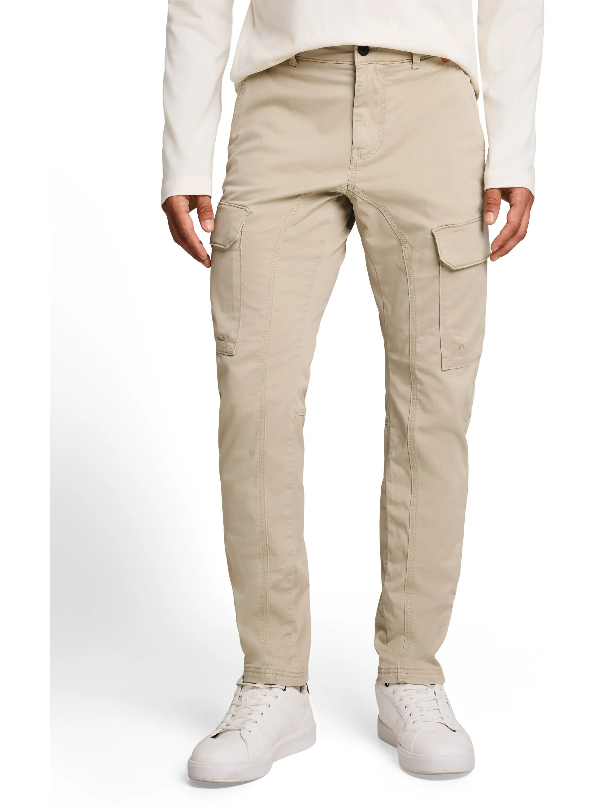 Tom Tailor 1052342 TTTYLER washed tapered cargo Beige 934266 41104 1