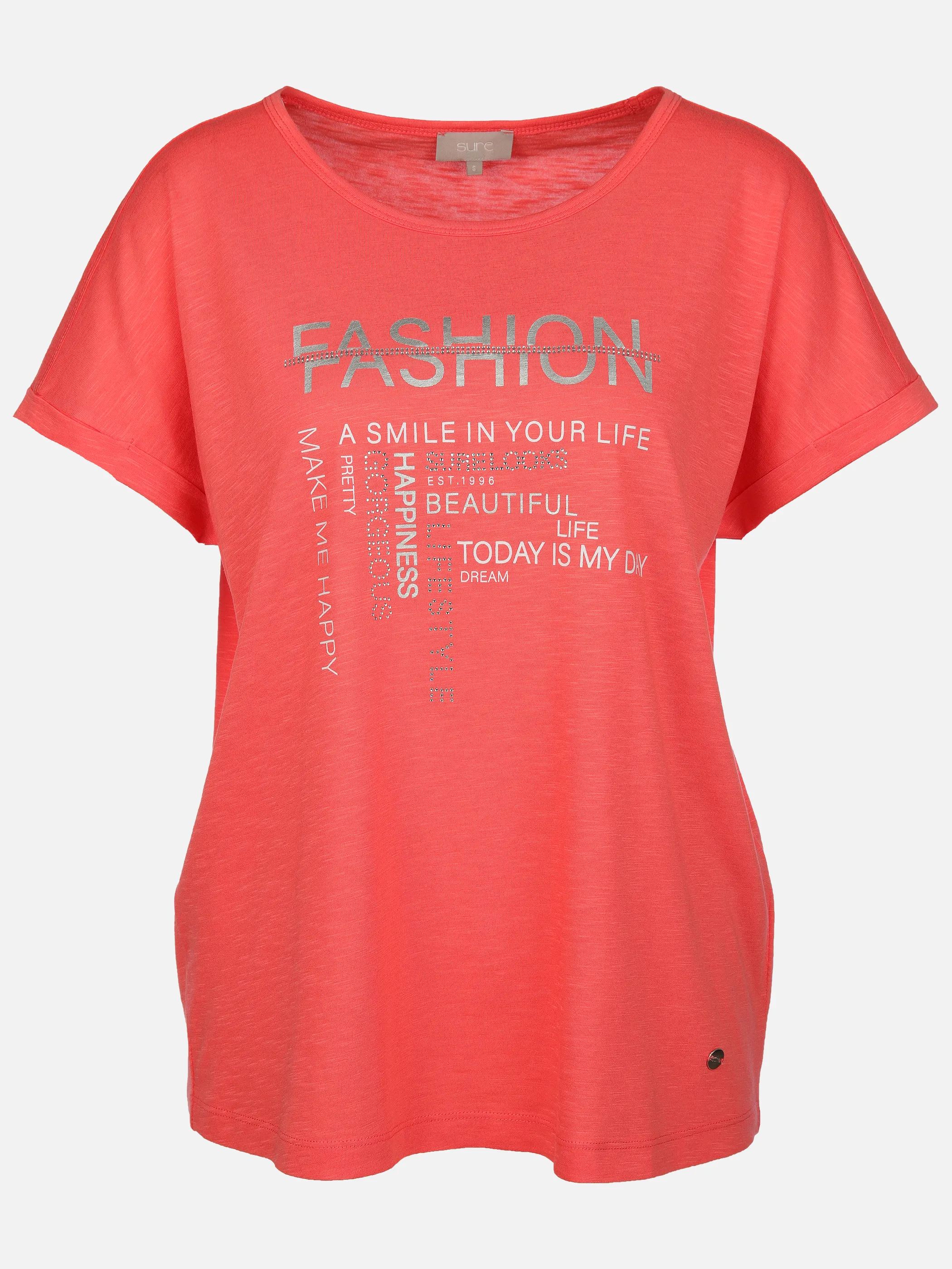 Sure Da-T-Shirt m. Folienprint Pink 908083 SUGAR 1
