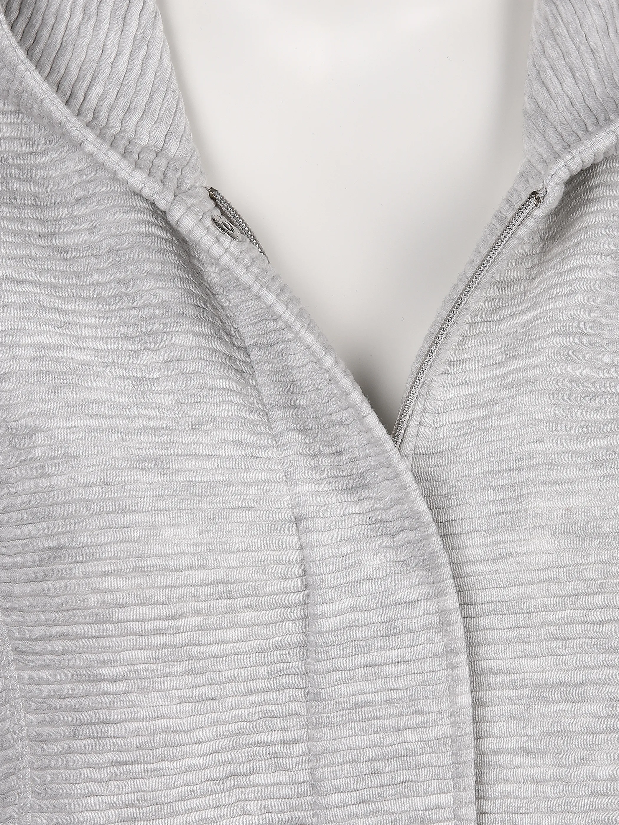 Sure Da-Cardigan m. Kapuze Grau 830136 SILVER MEL 3