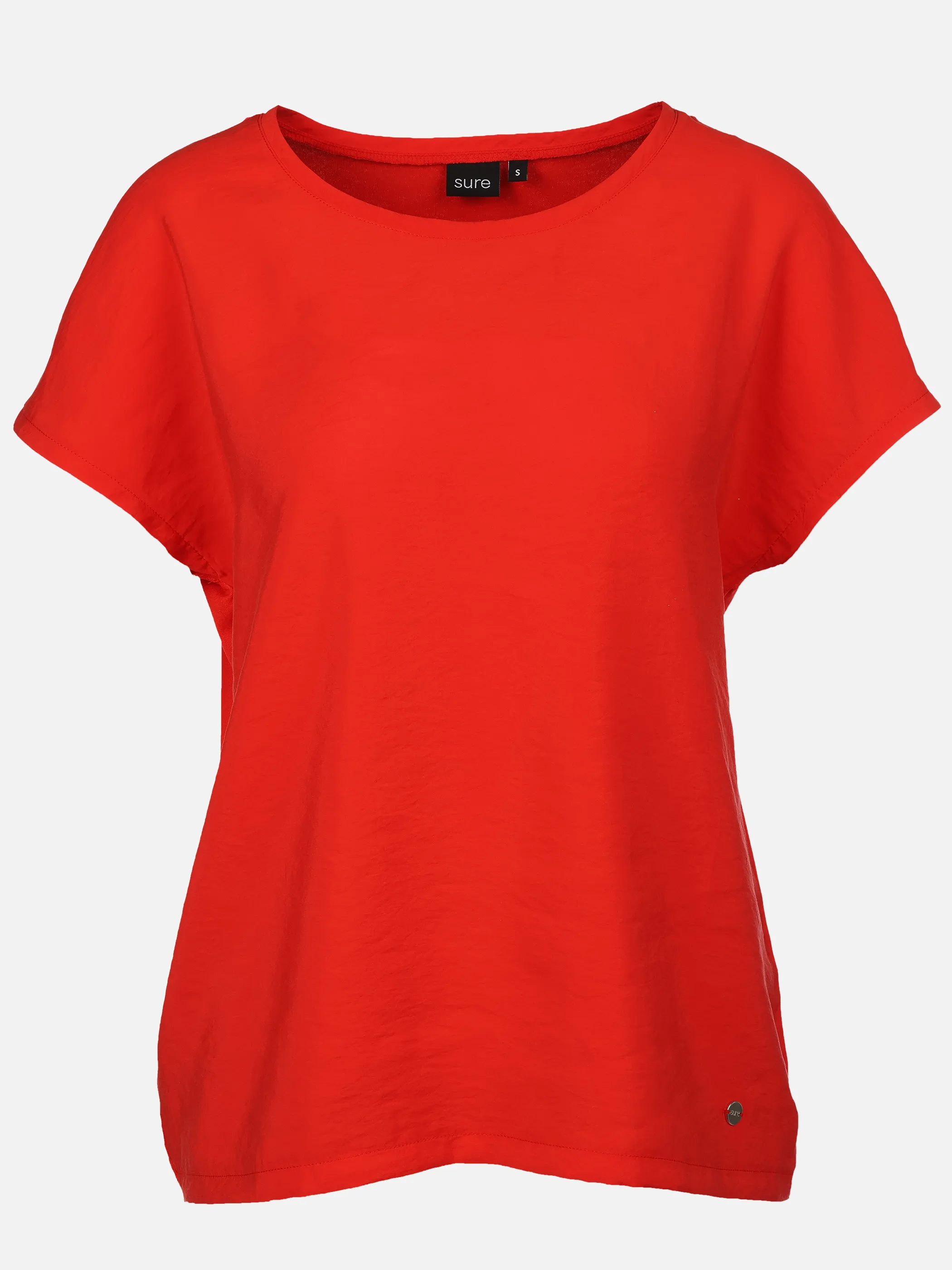 Sure Da.  Materialmix T-Shirt Rot 930797 RISK RED 1