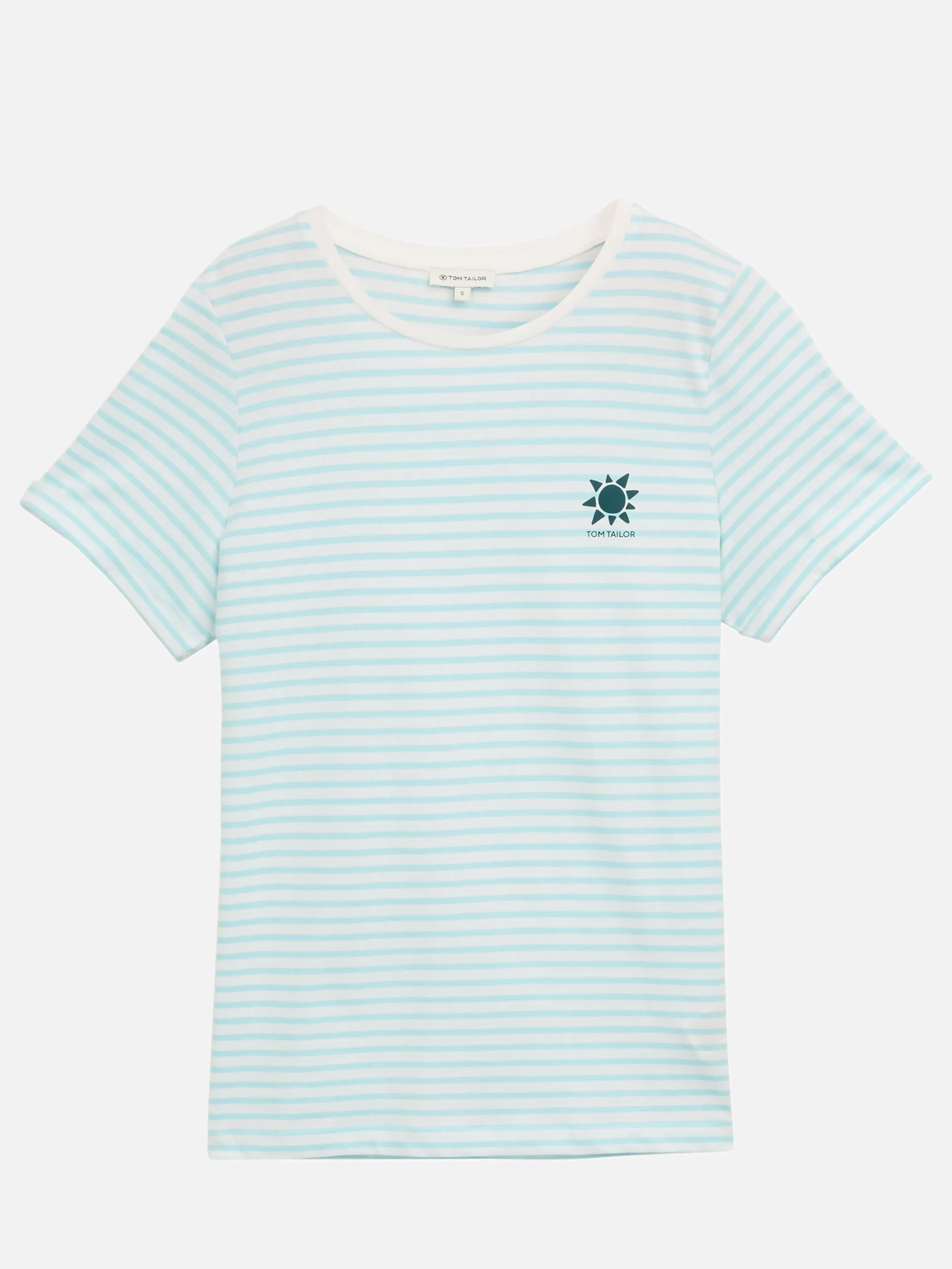Tom Tailor 1046440 T-shirt stripe crew neck Blau 910039 38151 1