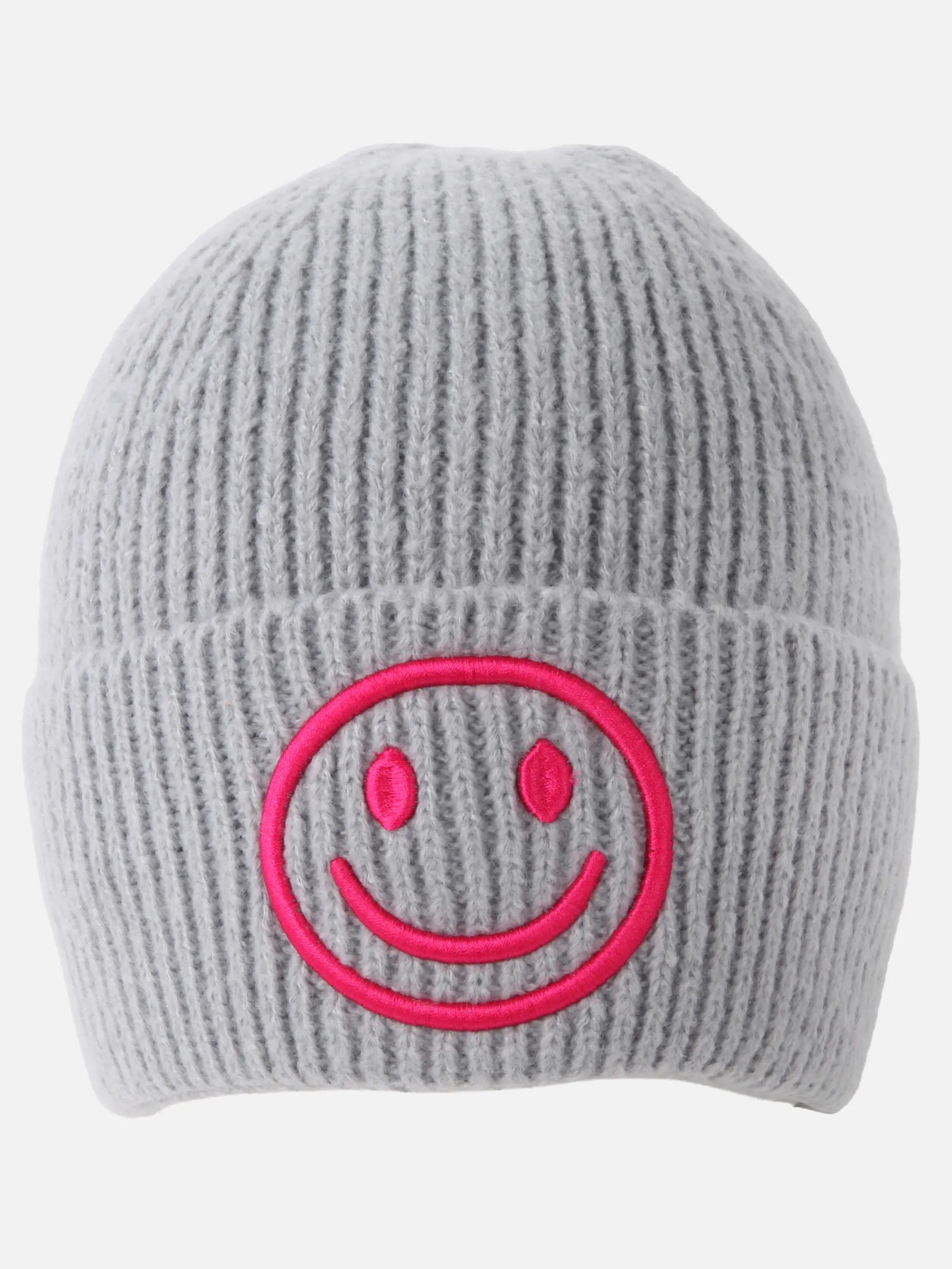 IX-O Da-Mütze m. Smiley Silber 933444 HELLGRAU 1