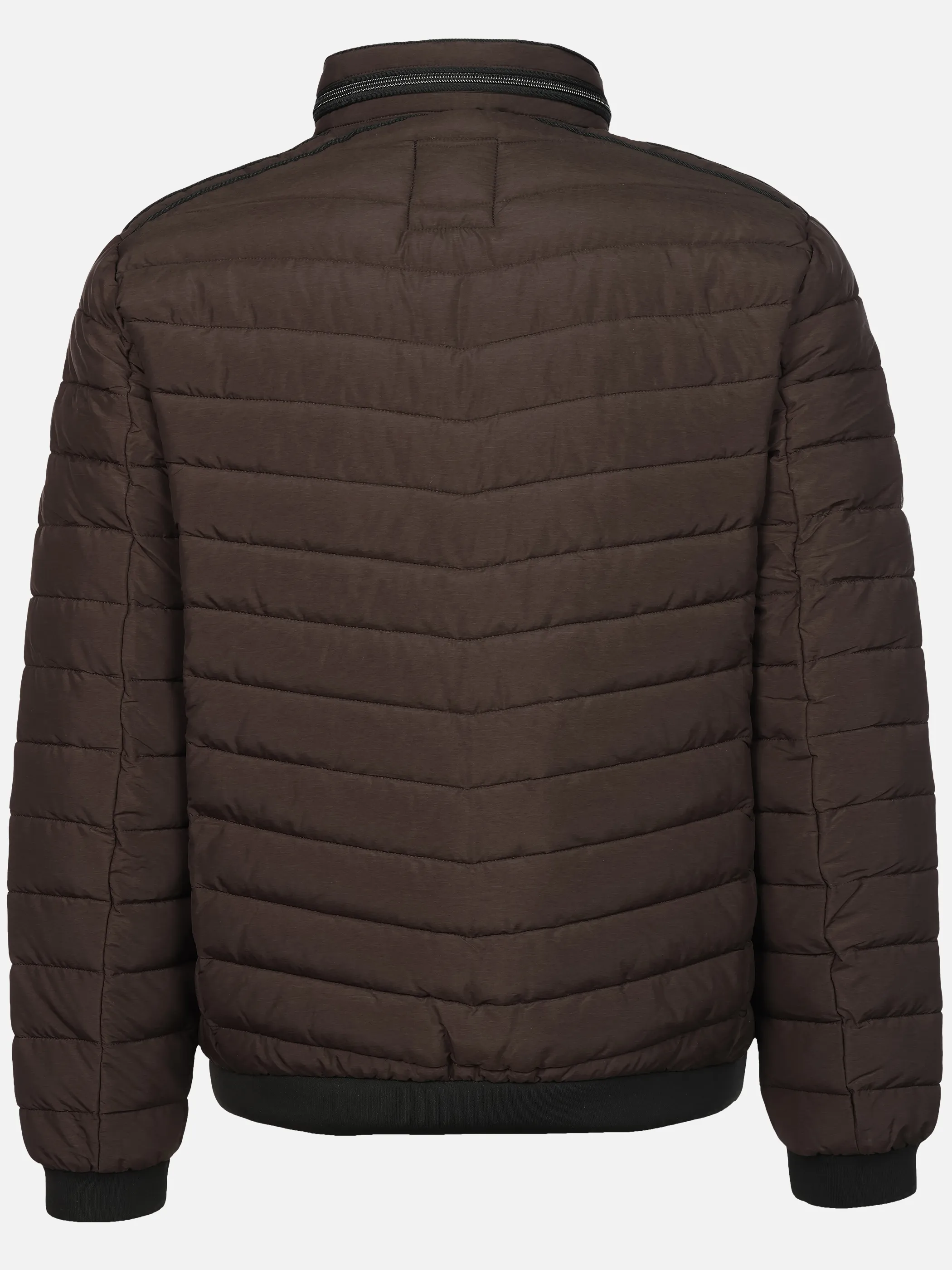 Jim Spencer He. Steppblouson melange scuba Braun 878837 BROWN 2