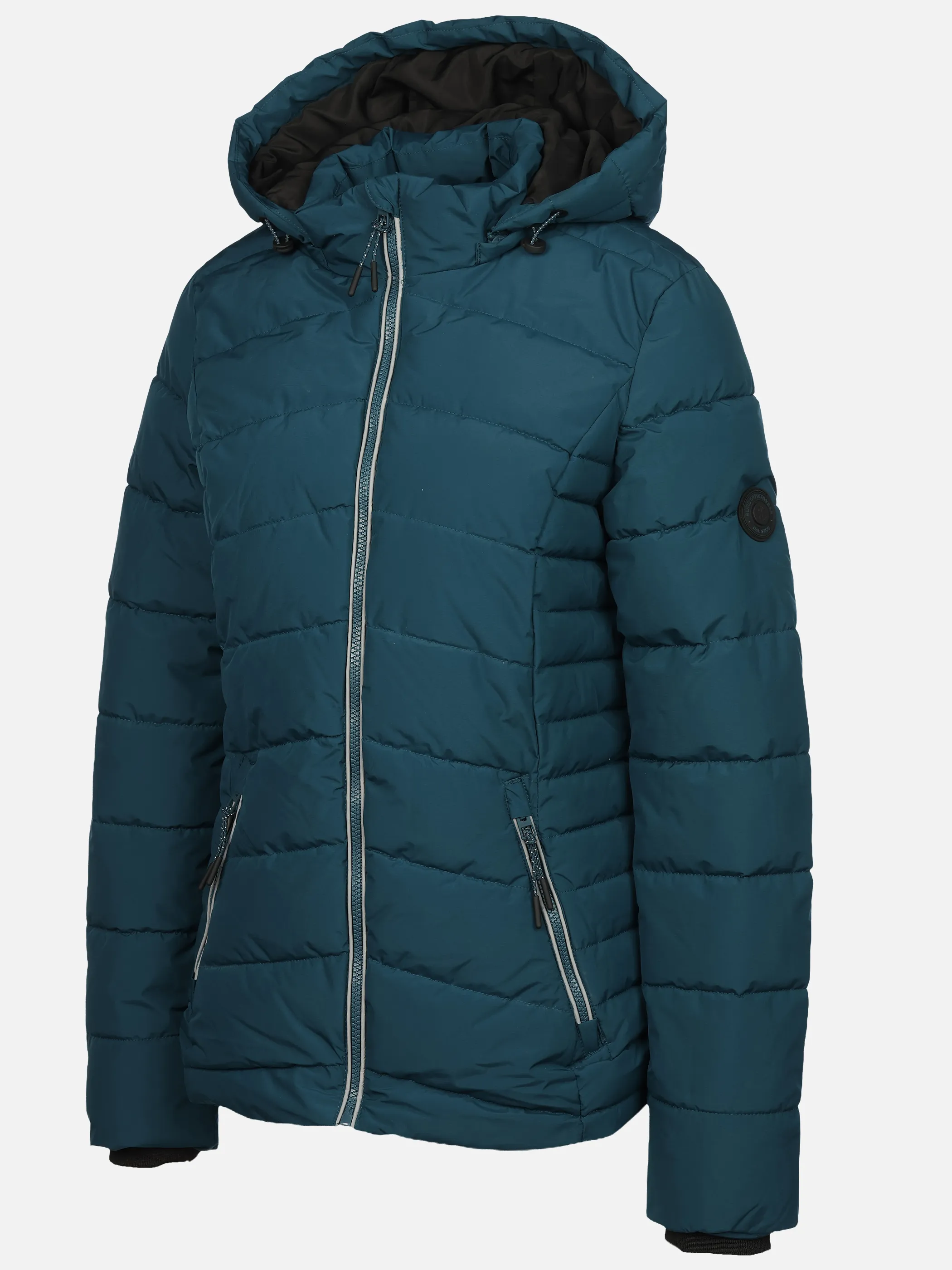 Sure Da-Steppjacke m. abnehmbarer Kapuze Grün 928894 56 3
