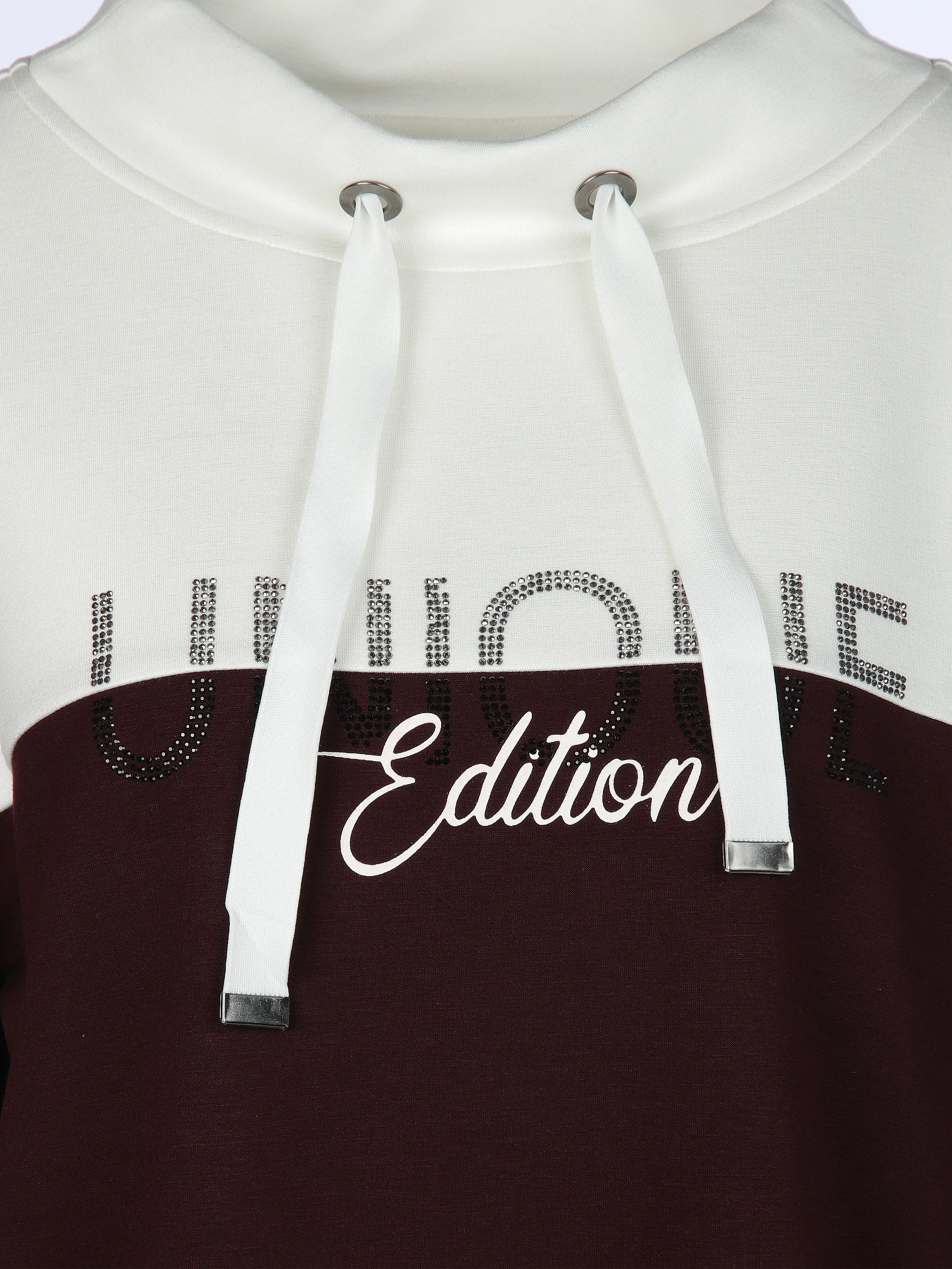 Lisa Tossa Da-Sweatshirt m. Strass Lila 913179 FUDGE 3